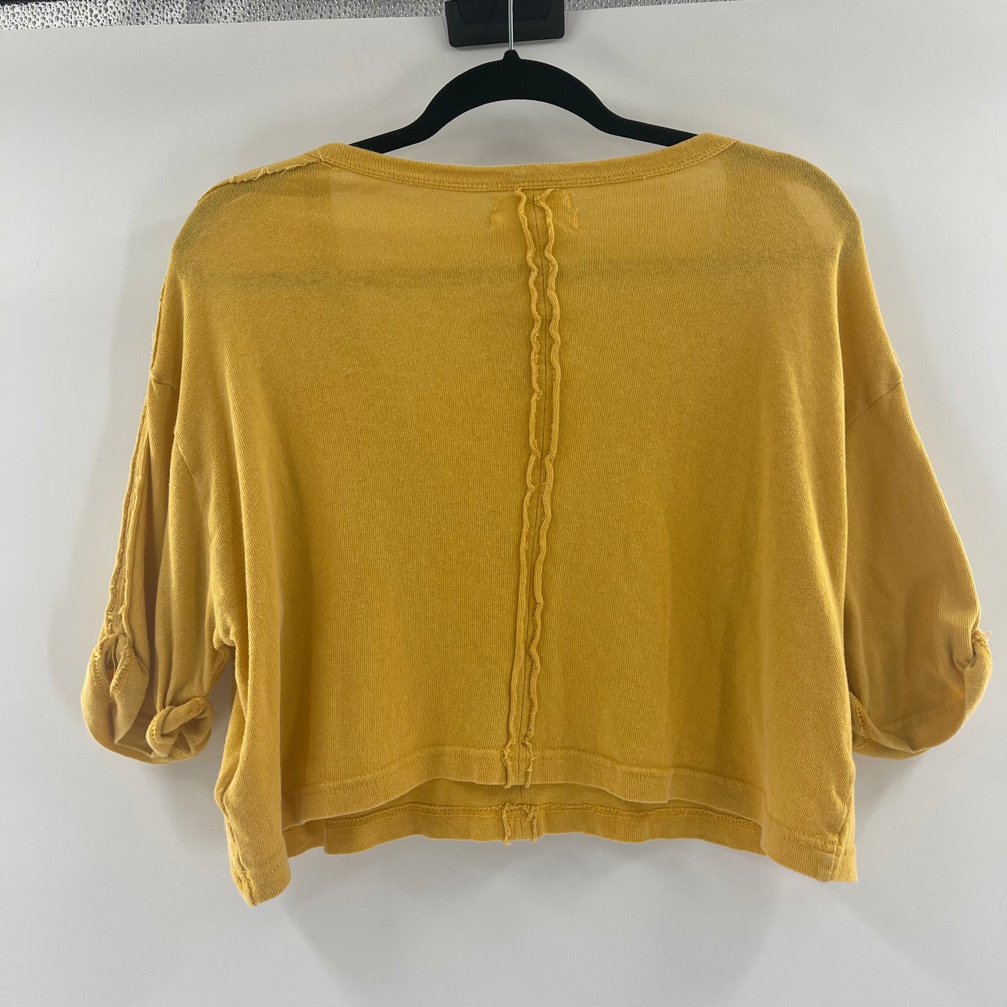 Urban Outfitters Mustard Yellow Cropped T (S)