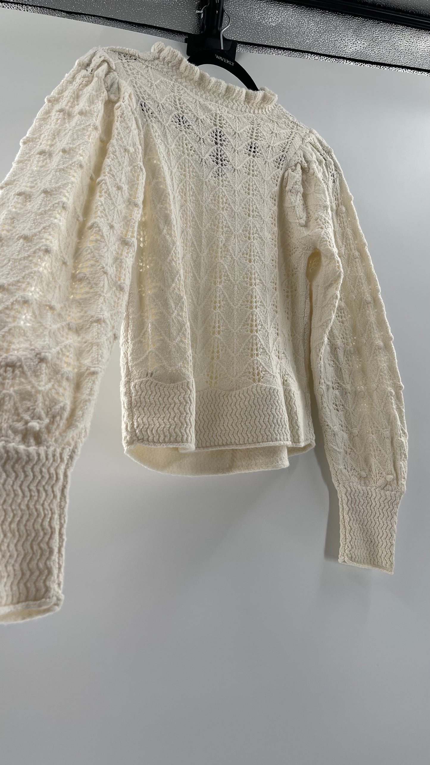 UNSUBSCRIBED Cream Sweater Size S