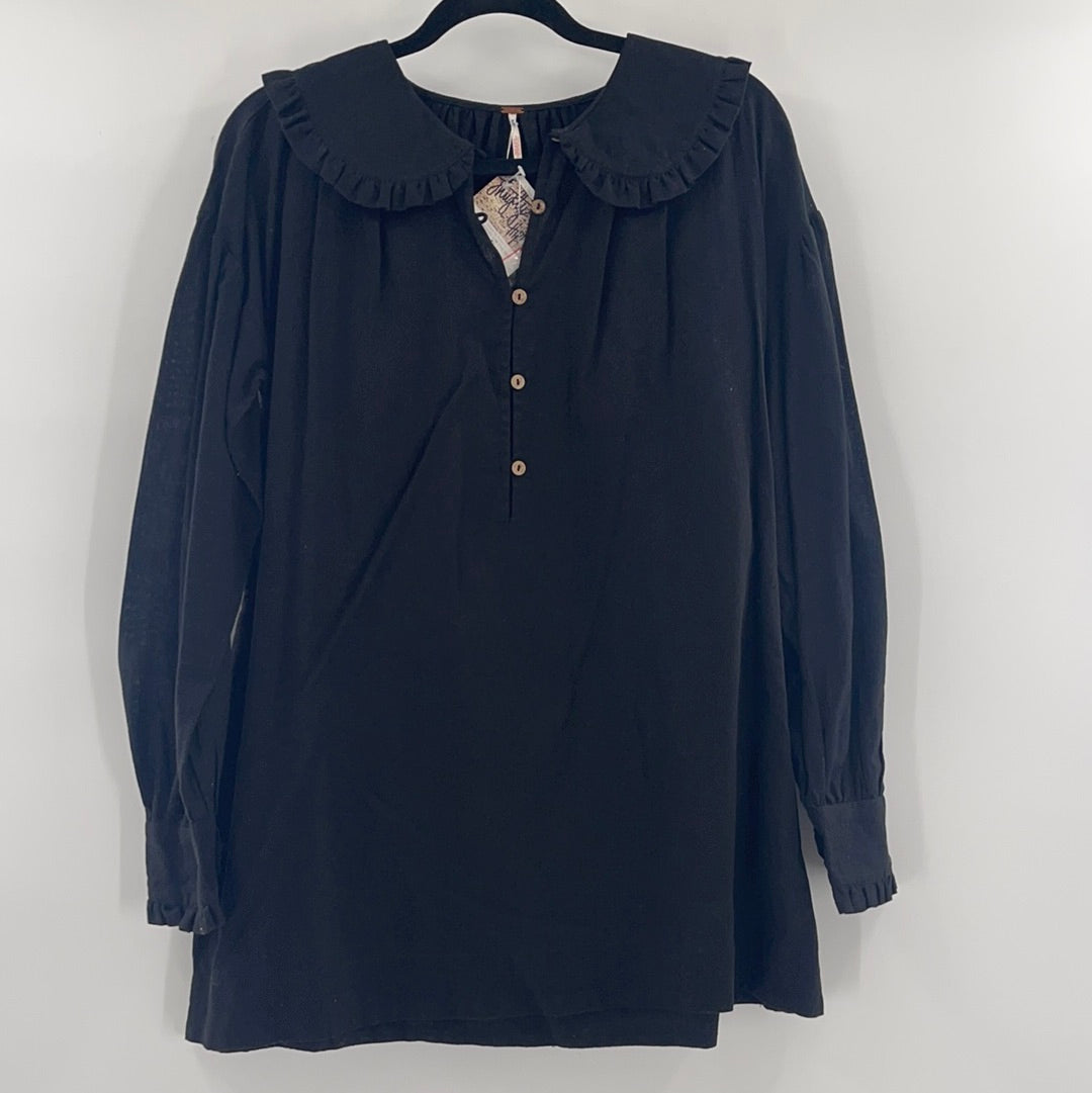 Free People Black Pilgrim Dress
