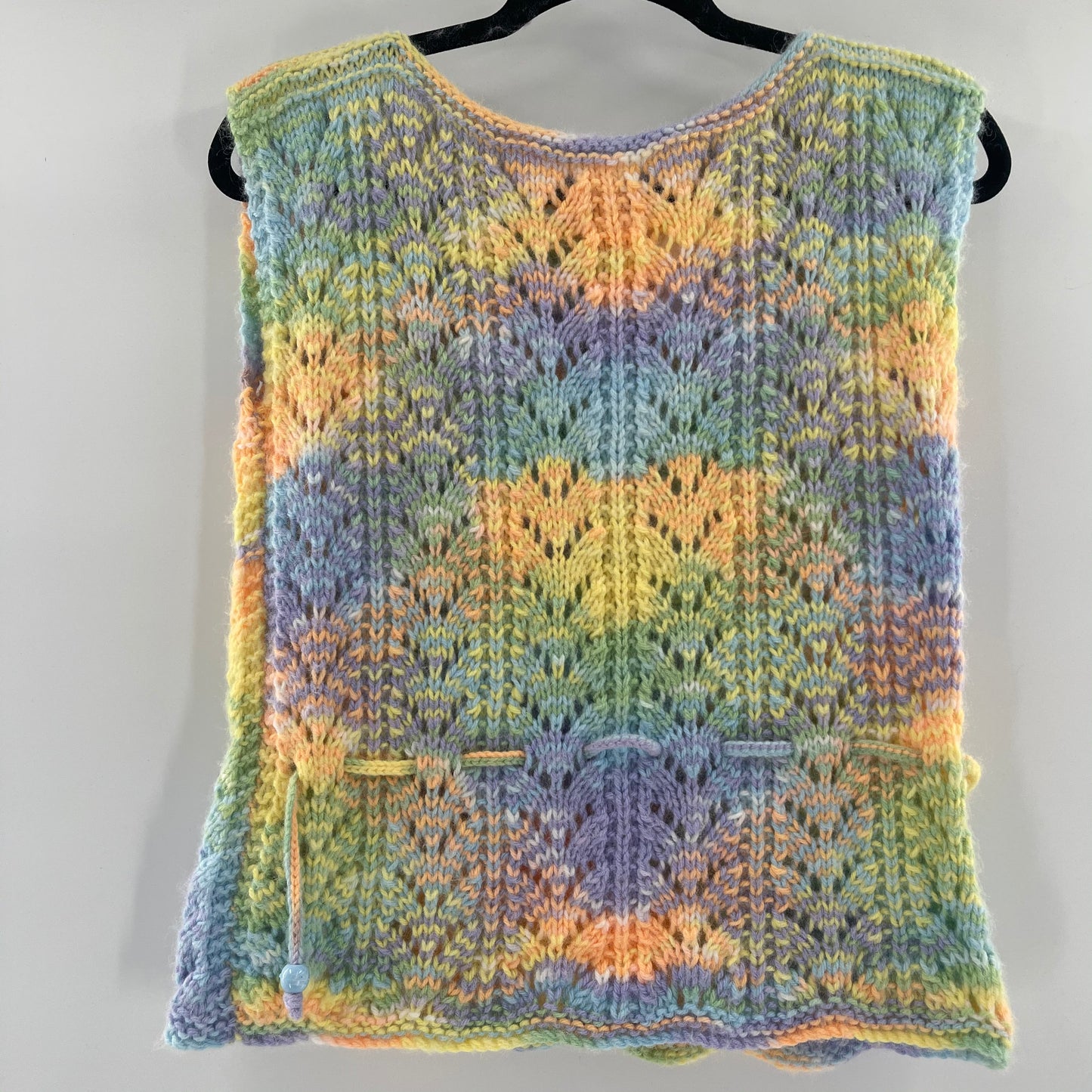 Vintage Pastel Knit Tank (S/M)