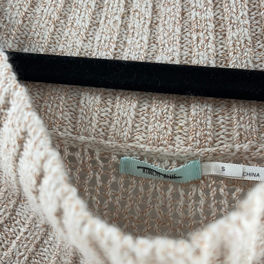 Urban Outfitters- Kimchi Blue - Cream Wide Neckline (Size Small)