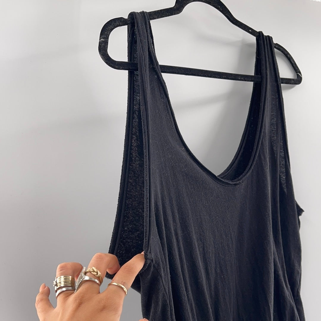 Intimately Free People Black Jersey Bodysuit (M)