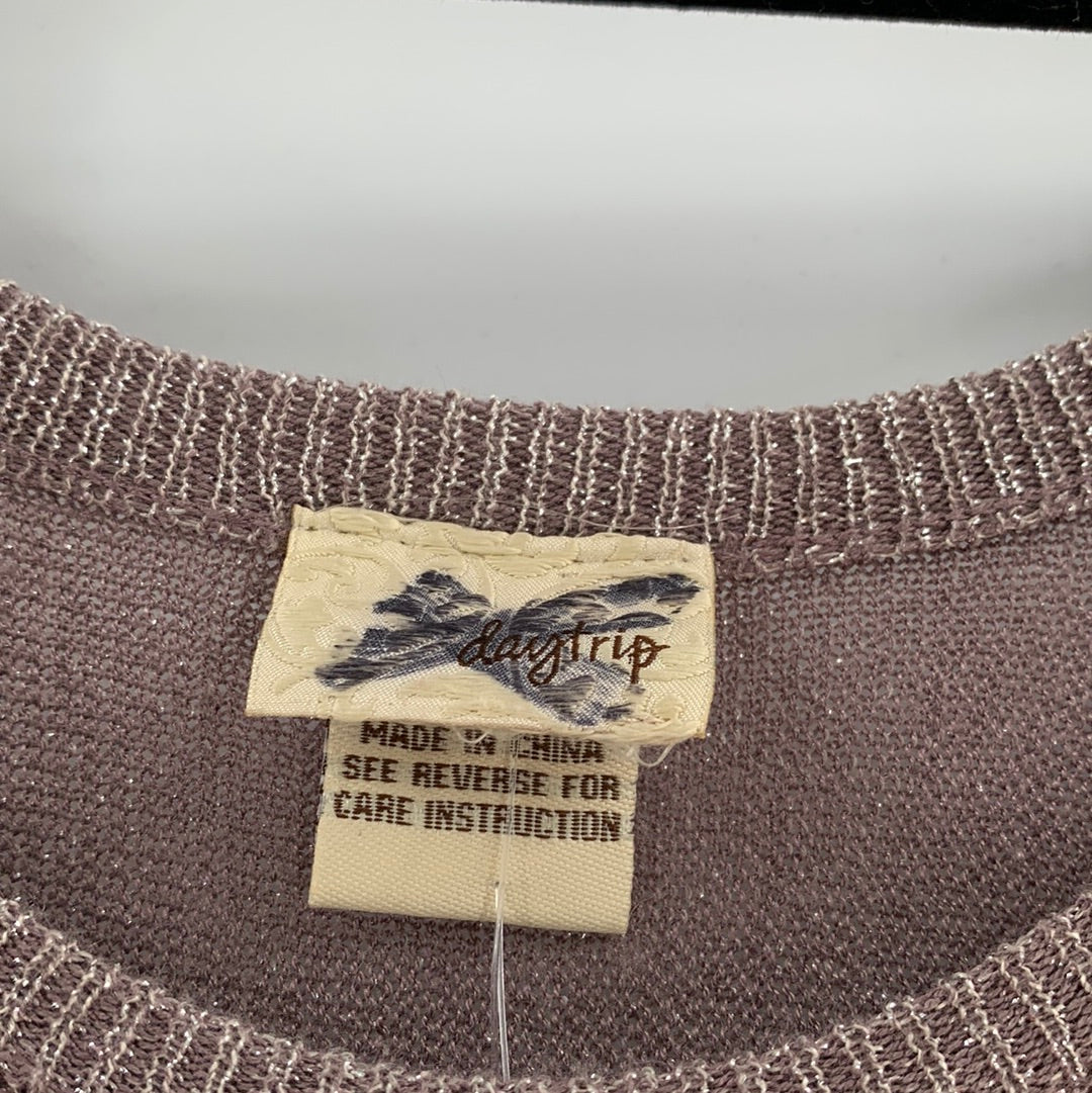 DayTrip Brown/Lilac Sparkle Knit (S)