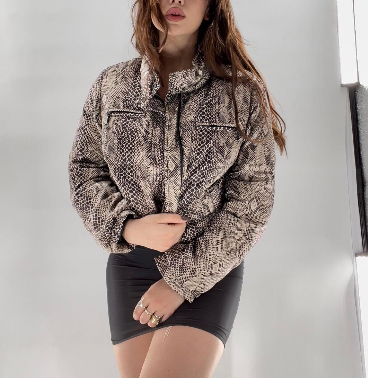 Snakeskin Calvin Klein Jacket(M)