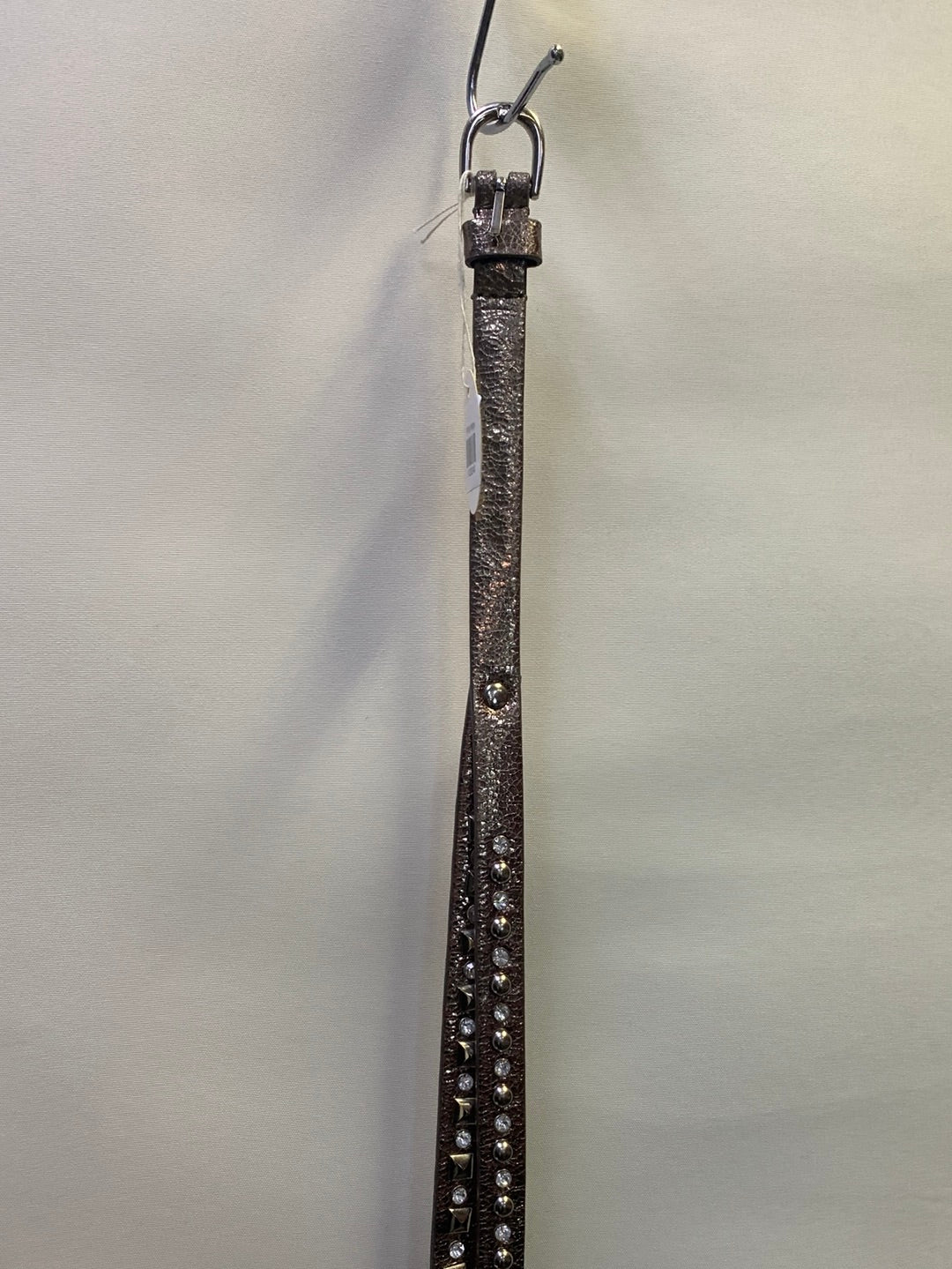 Studded Metallic Texture Belt