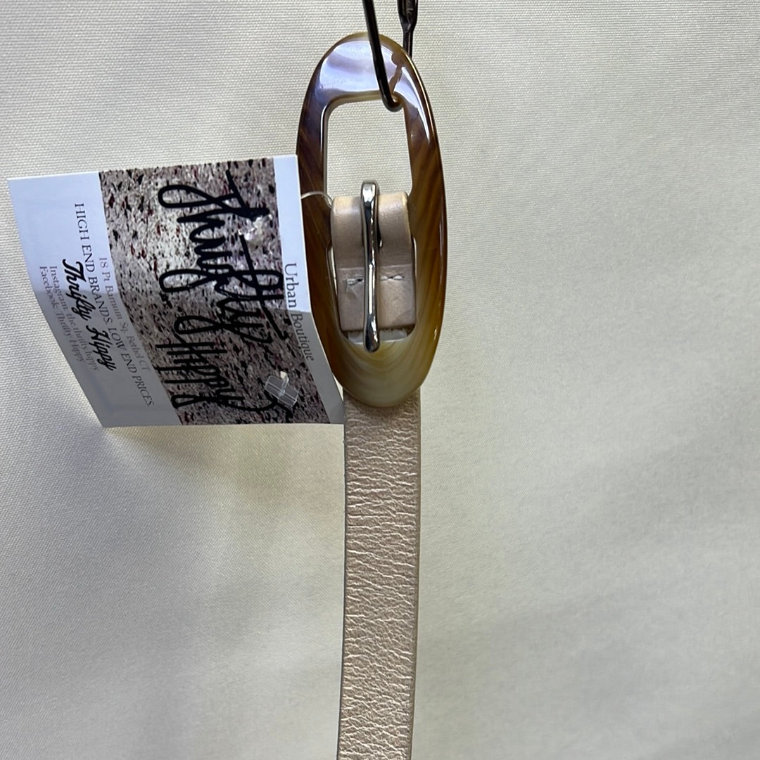 Banana Republic Genuine Leather Tortoise Buckle XS