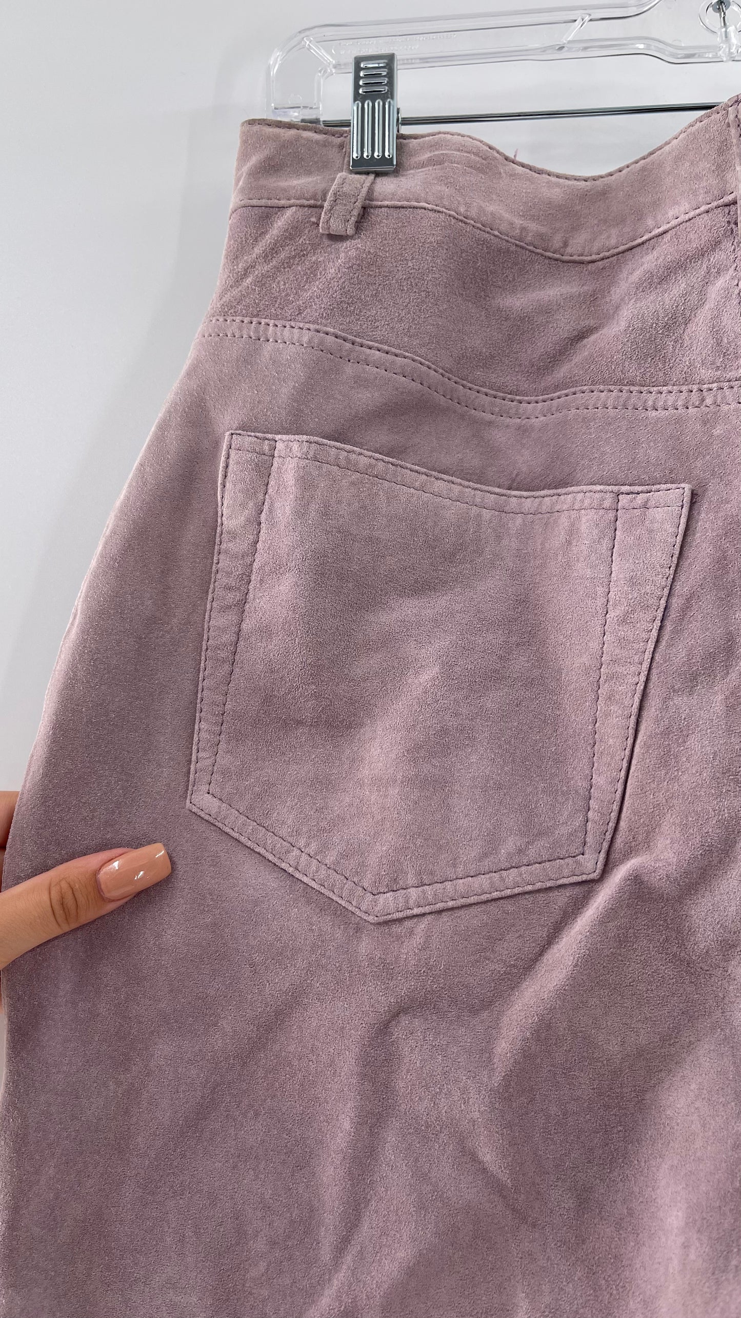 MIXIT Deadstock Vintage Suede High Rise Pants (10)