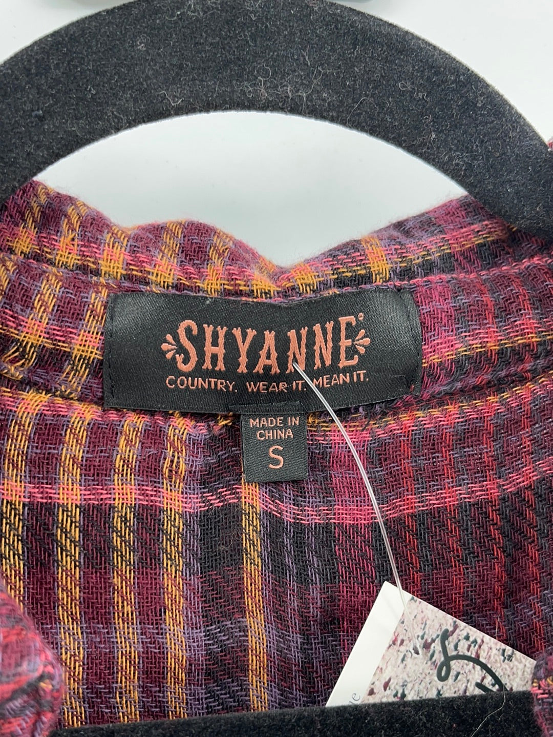 Free People x Shyanne Plum Flannel (S)