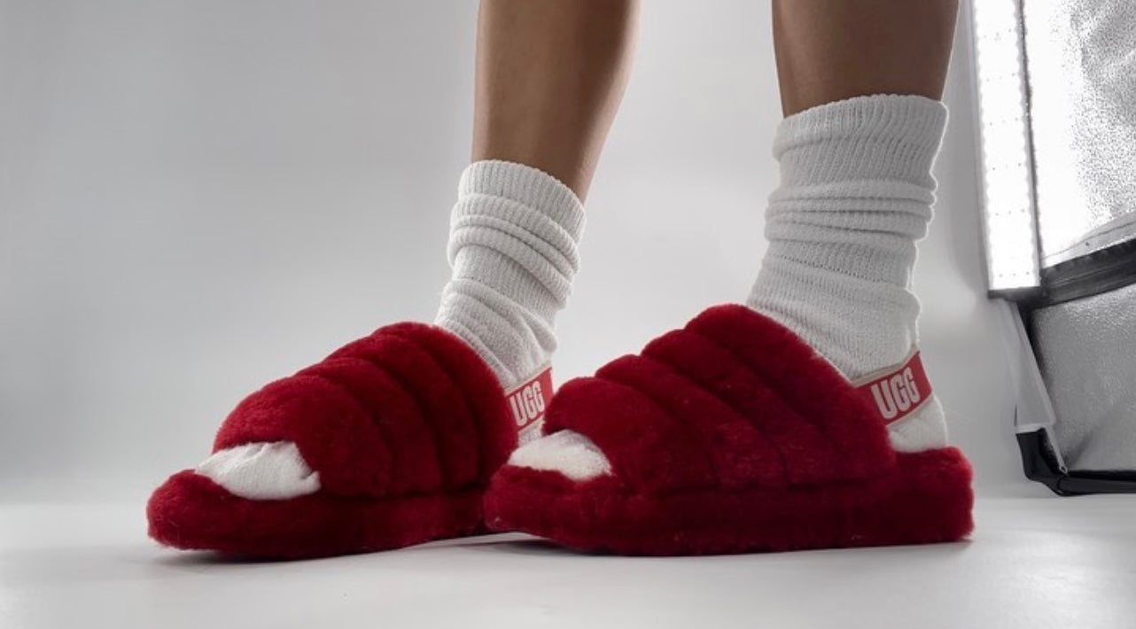 UGG Red Slides (7)