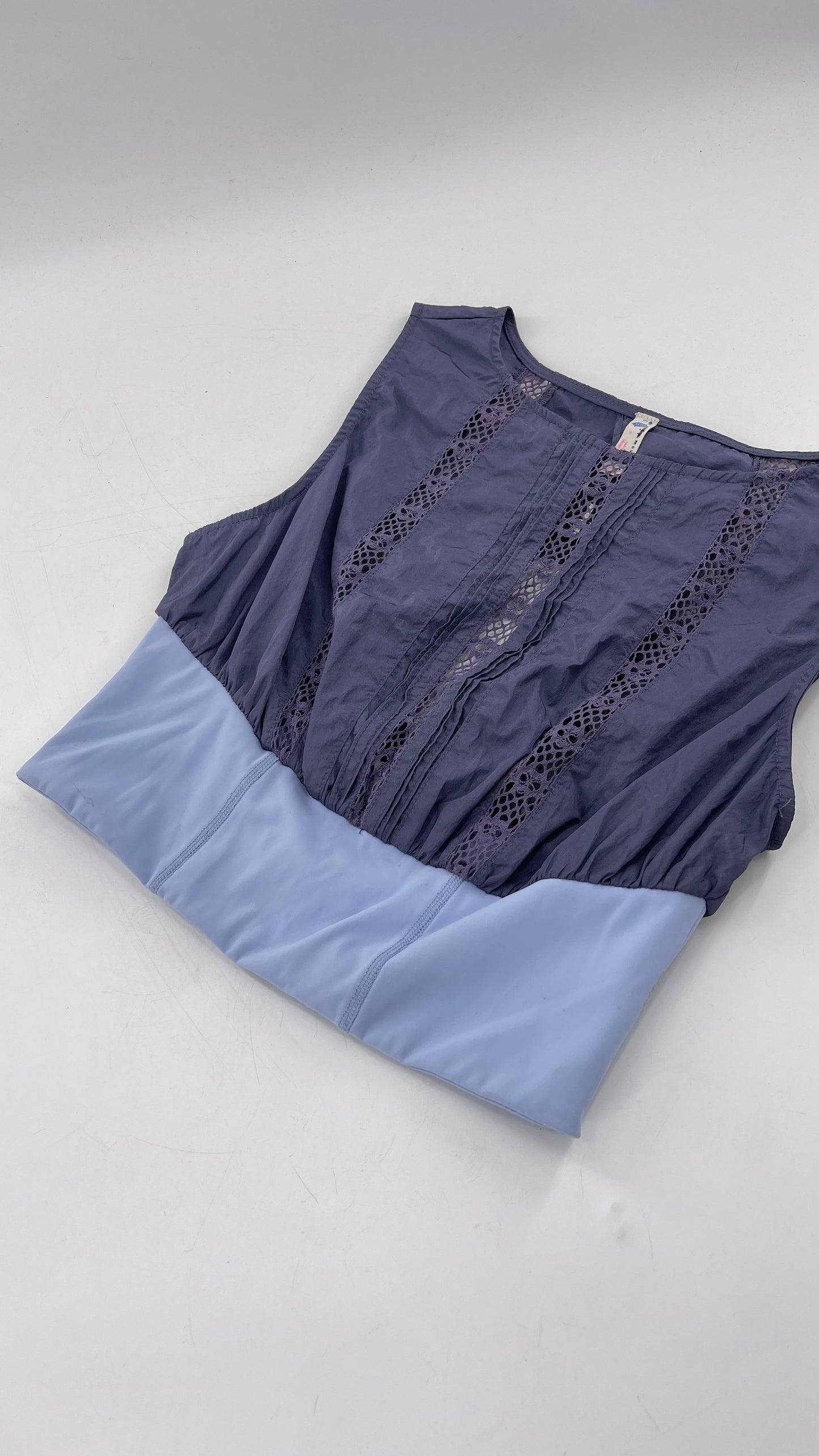 Free People Movement Slate and Baby Blue Tank (XS)