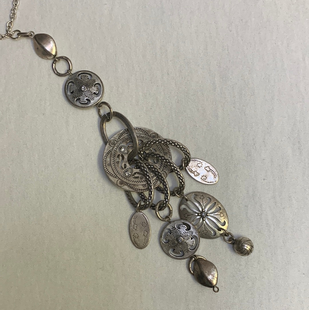 Silver Dangle Necklace
