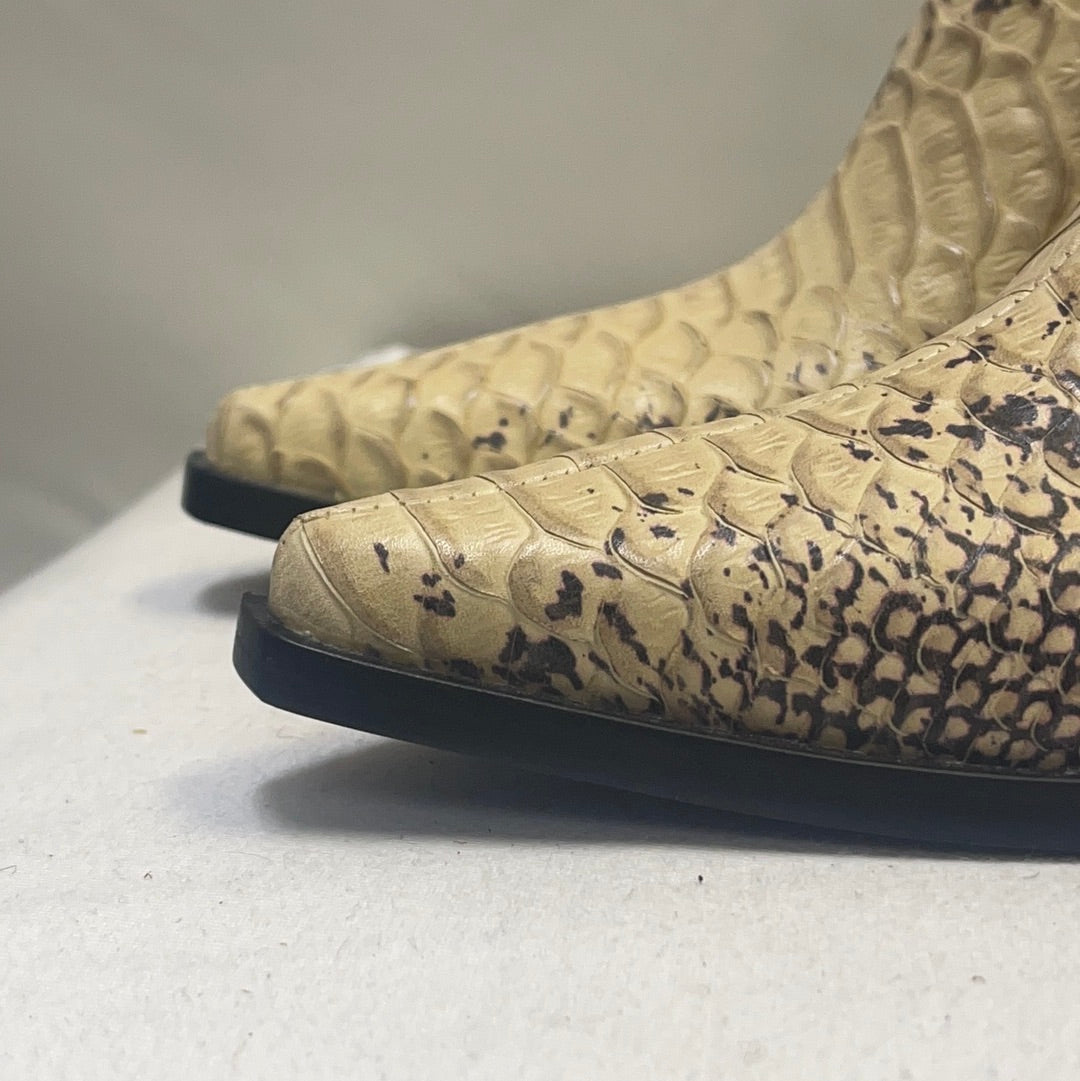 Jeffrey Campbell Snake Skin patterned Boots
