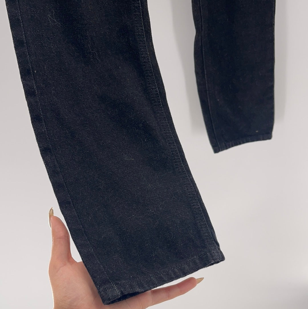 BDG Multiple Button Up Black Jeans (Size 27)