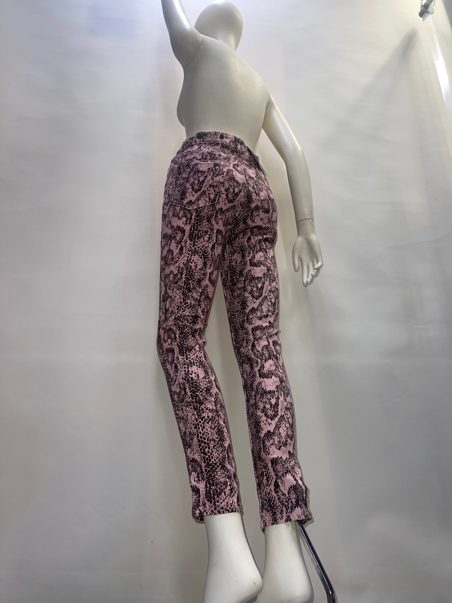 BDG Pink Snakeskin Patterned Pants (Size 26)