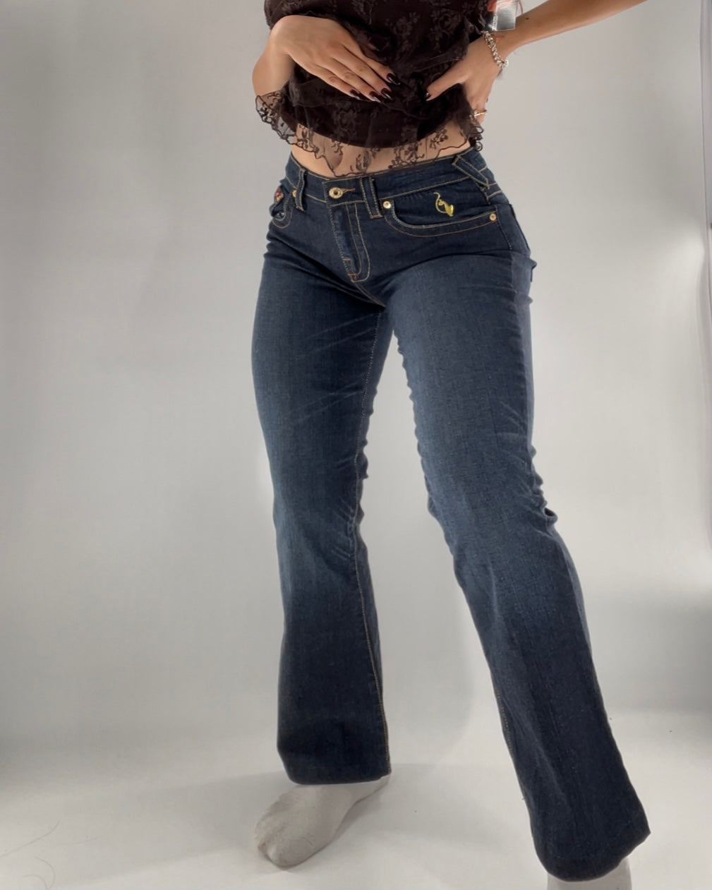 Vintage Baby Phat kickflares (Size 3)