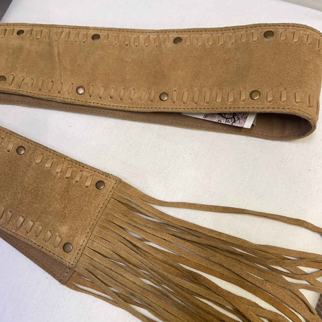 Free People Thick Suede Belt