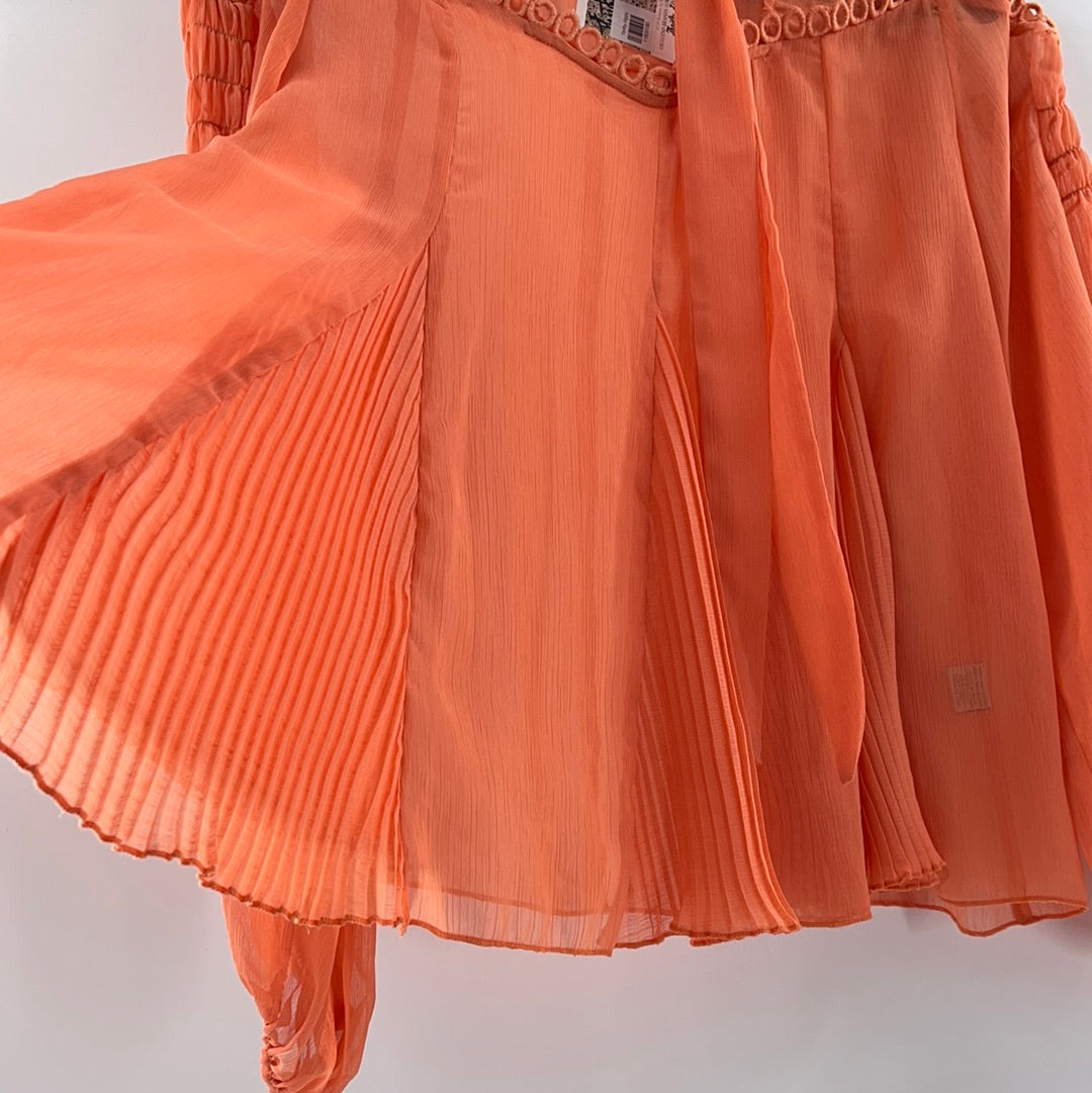 RANNA GIL Peach Long Sleeve (XS)