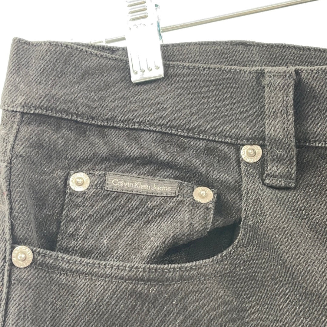Vintage Calvin Klein Black High Rise (Sz 7)