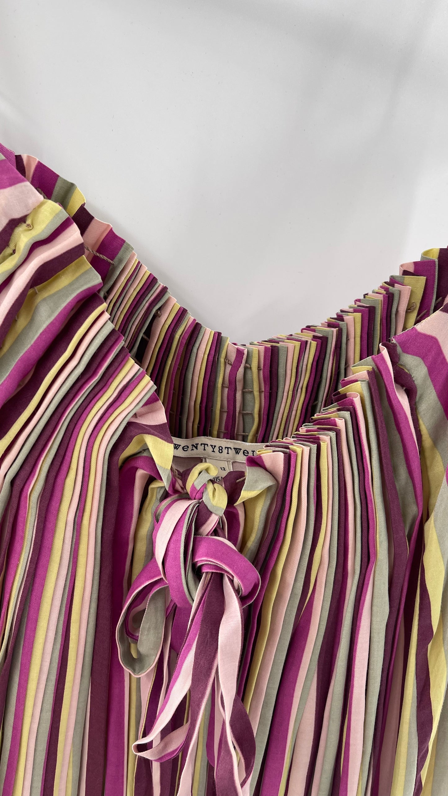 Twenty8Twelve Striped Pleated Mini (8)