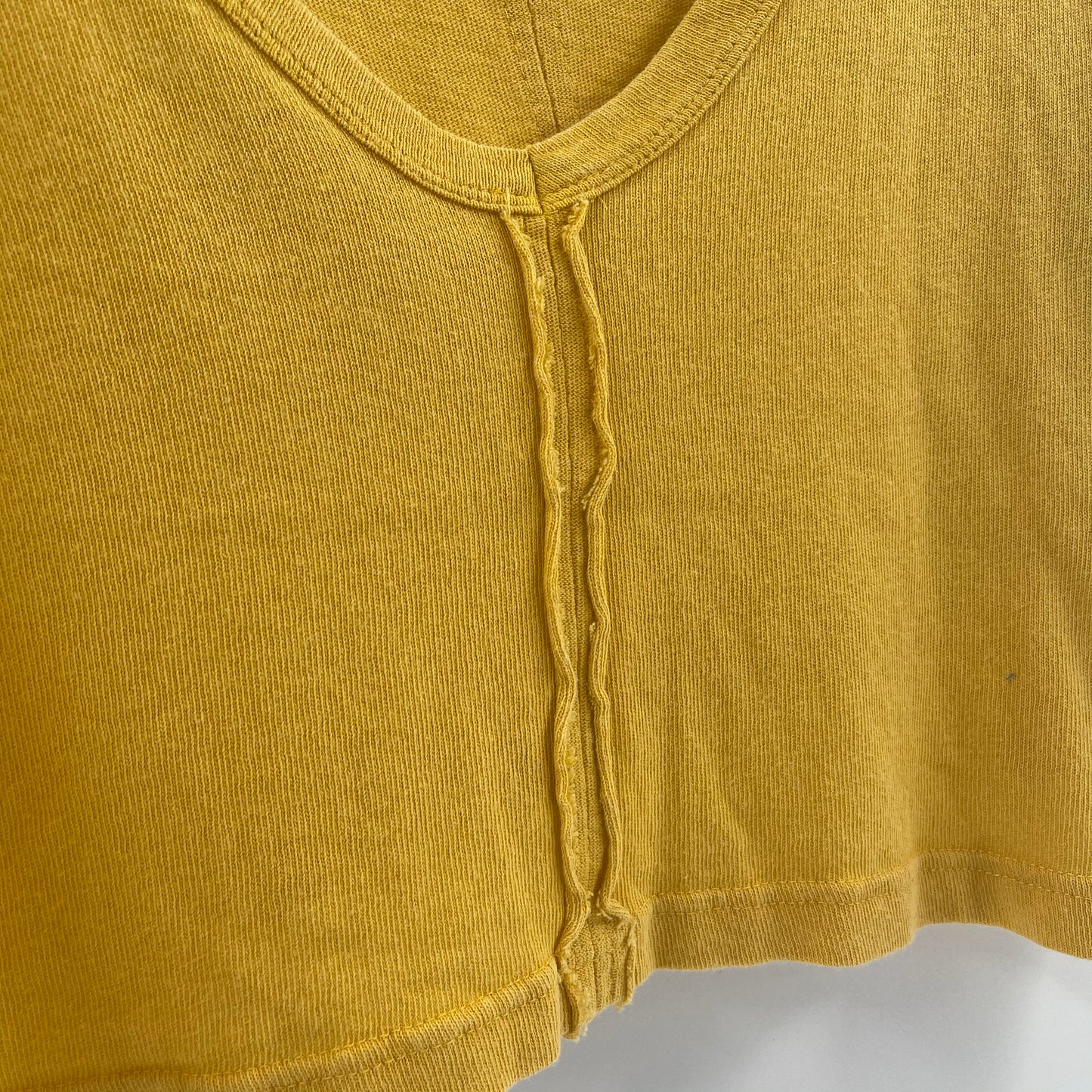 Urban Outfitters Mustard Yellow Cropped T (S)
