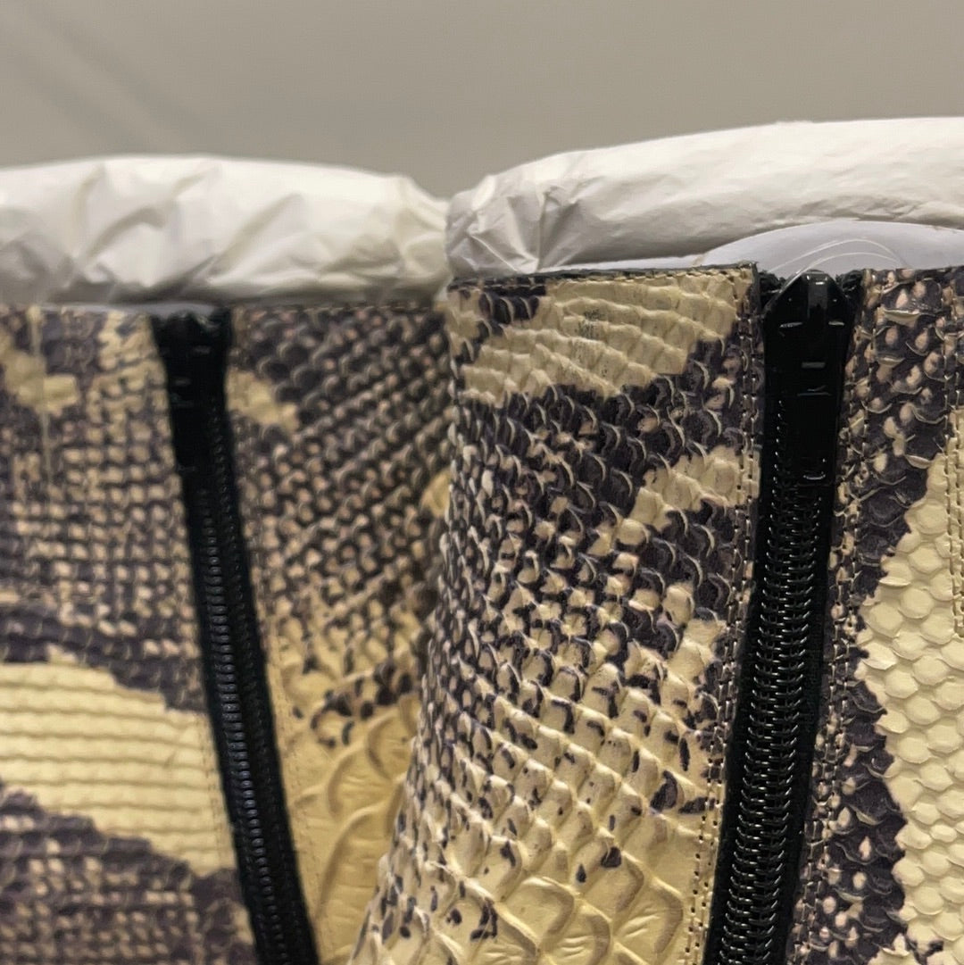 Jeffrey Campbell Snake Skin patterned Boots