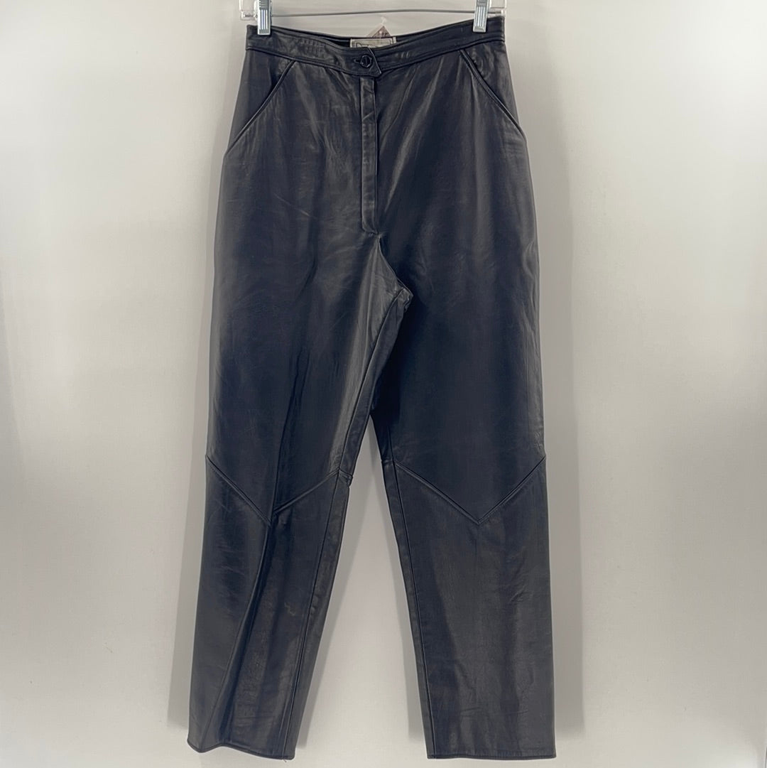 Vintage Mary Dzenutis Leather Trouser