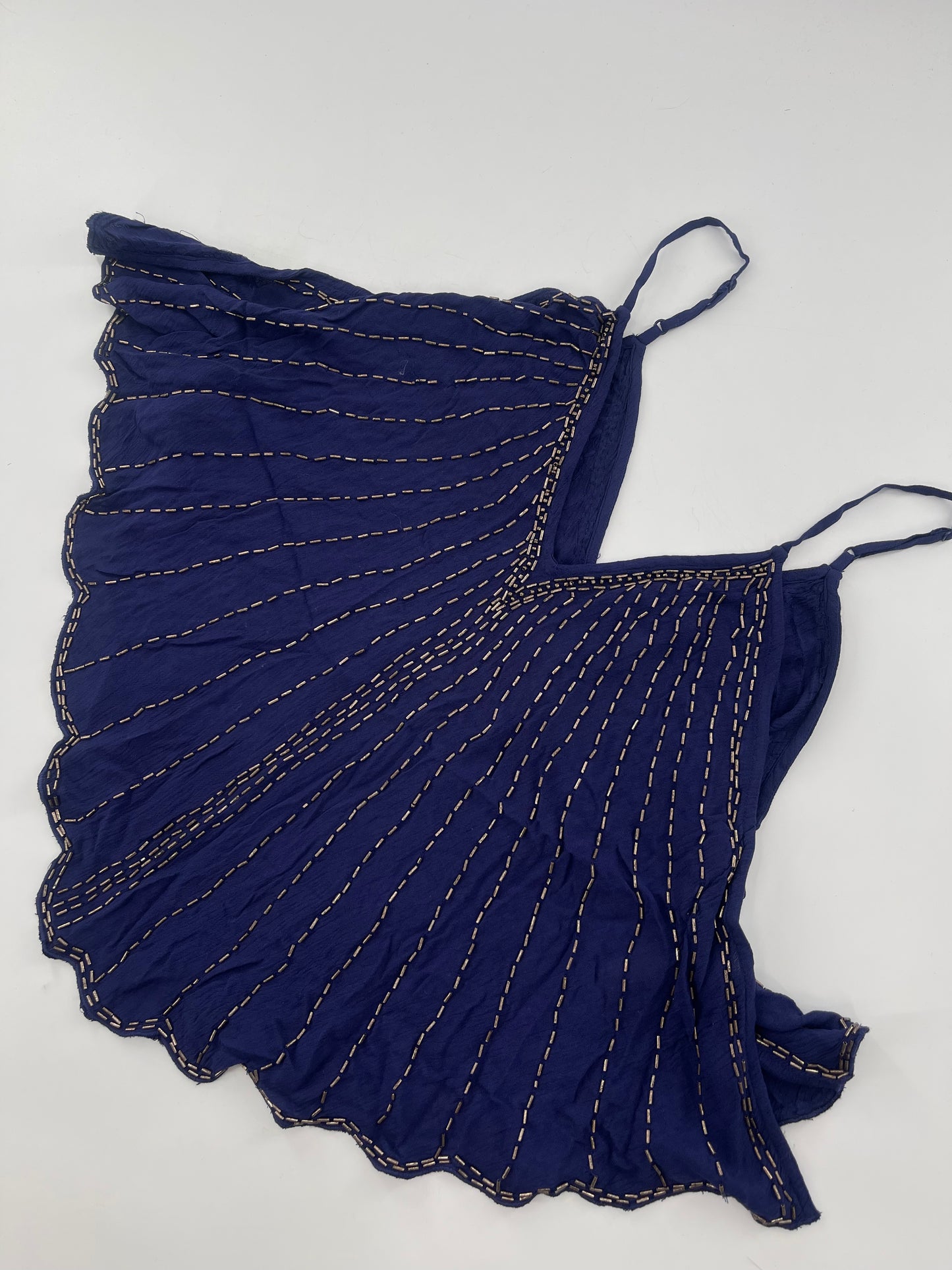 Free People Navy Beaded Tank (XS)
