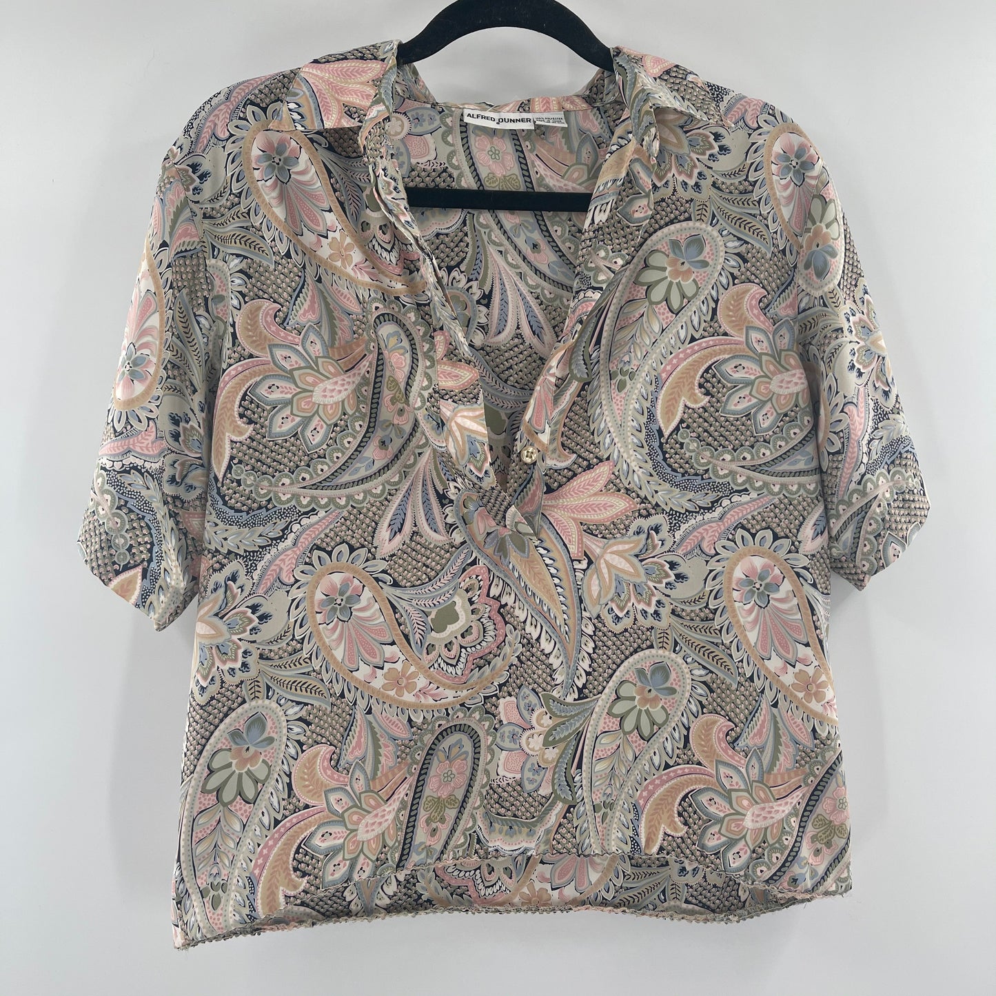 Vintage Paisley Print Short Sleeve (8)