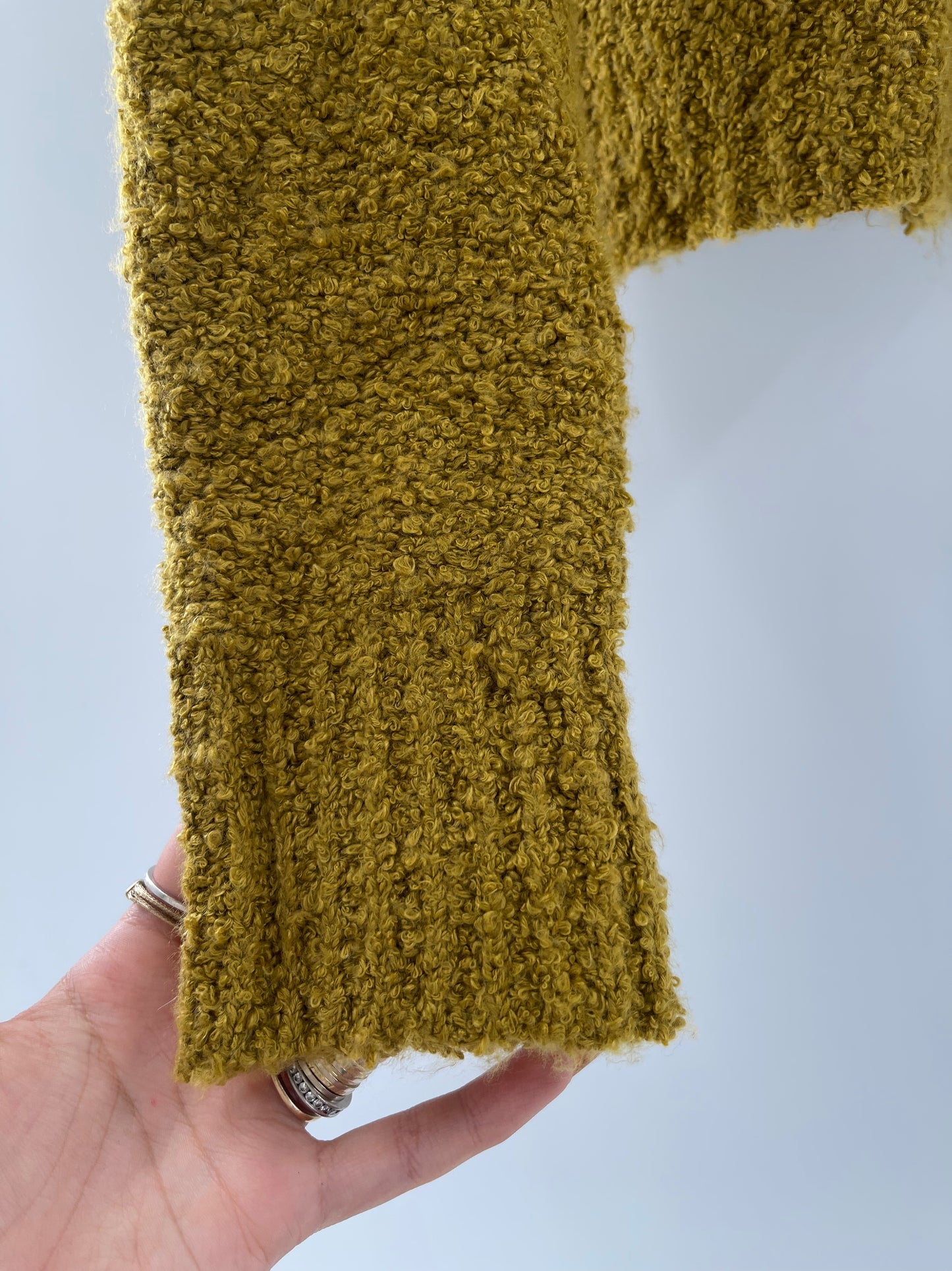 Free People Mustard Yellow Sweater (S)