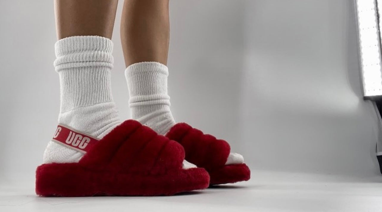UGG Red Slides (7)