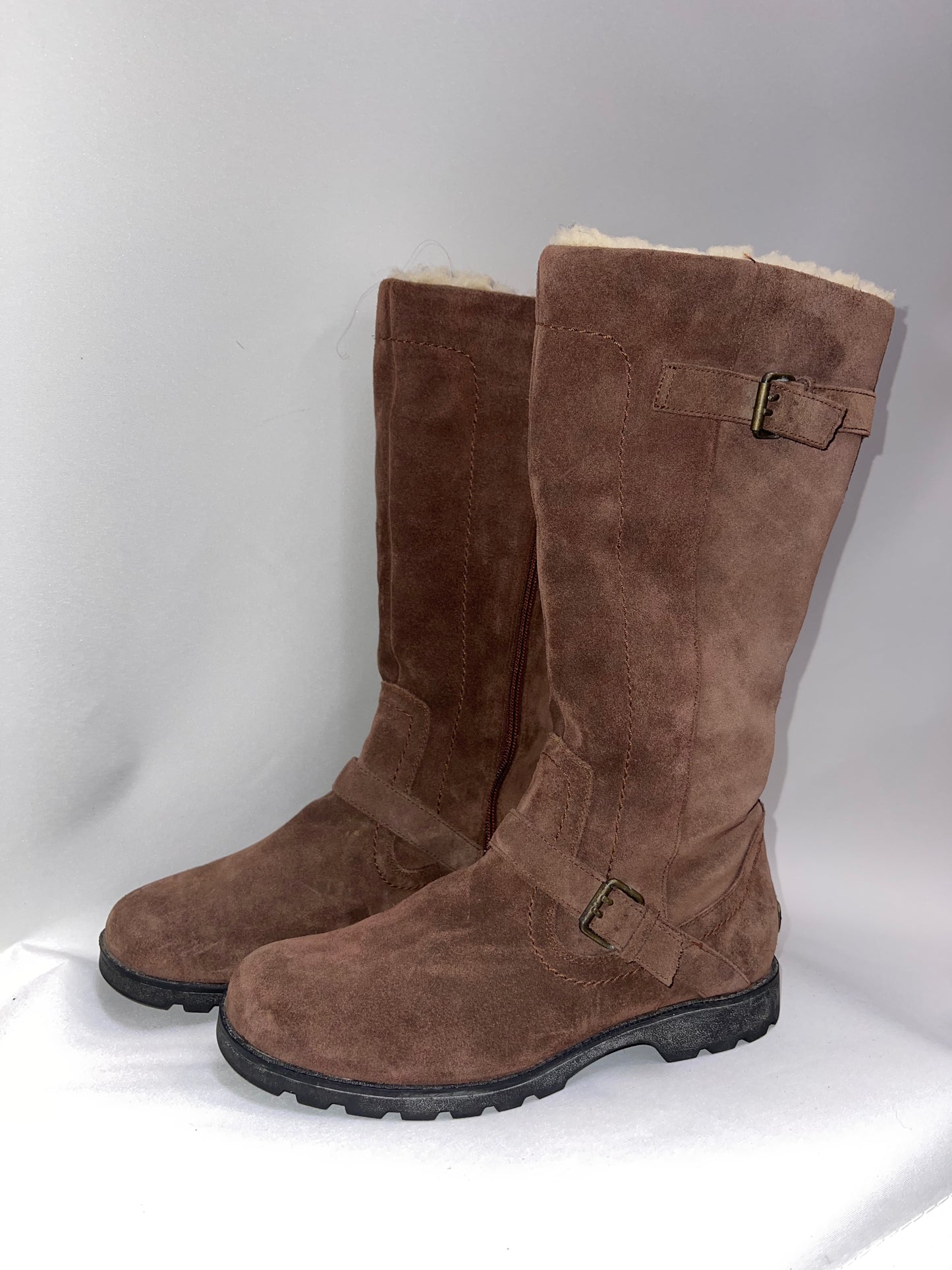 UGG Brown Zip Up Winter Boot