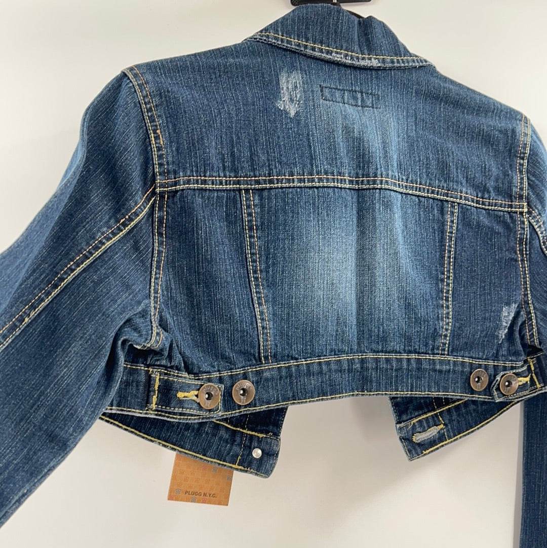 Plugg Ultra Cropped Denim Jacket (M)