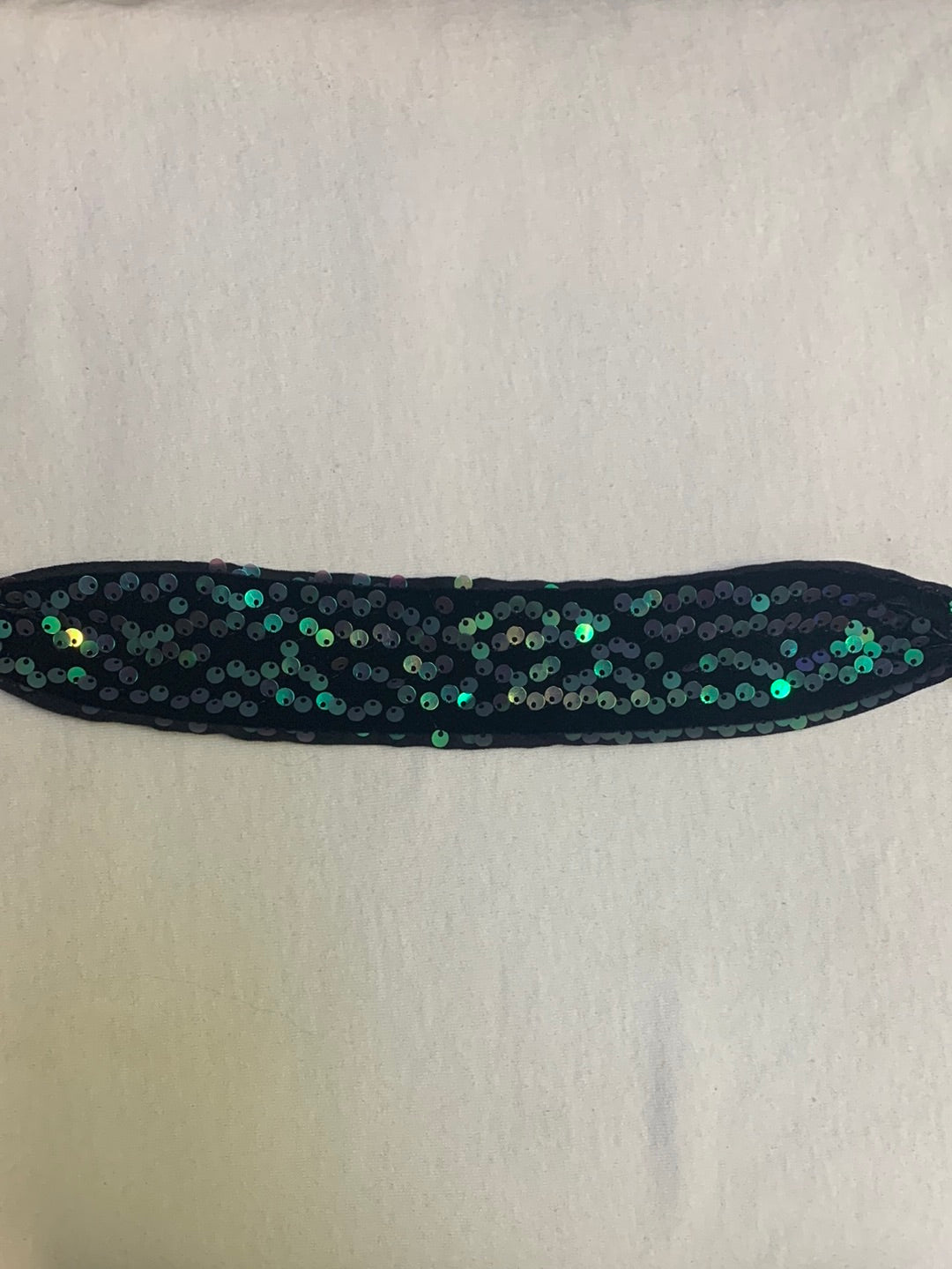 Sequin Black Choker Necklace