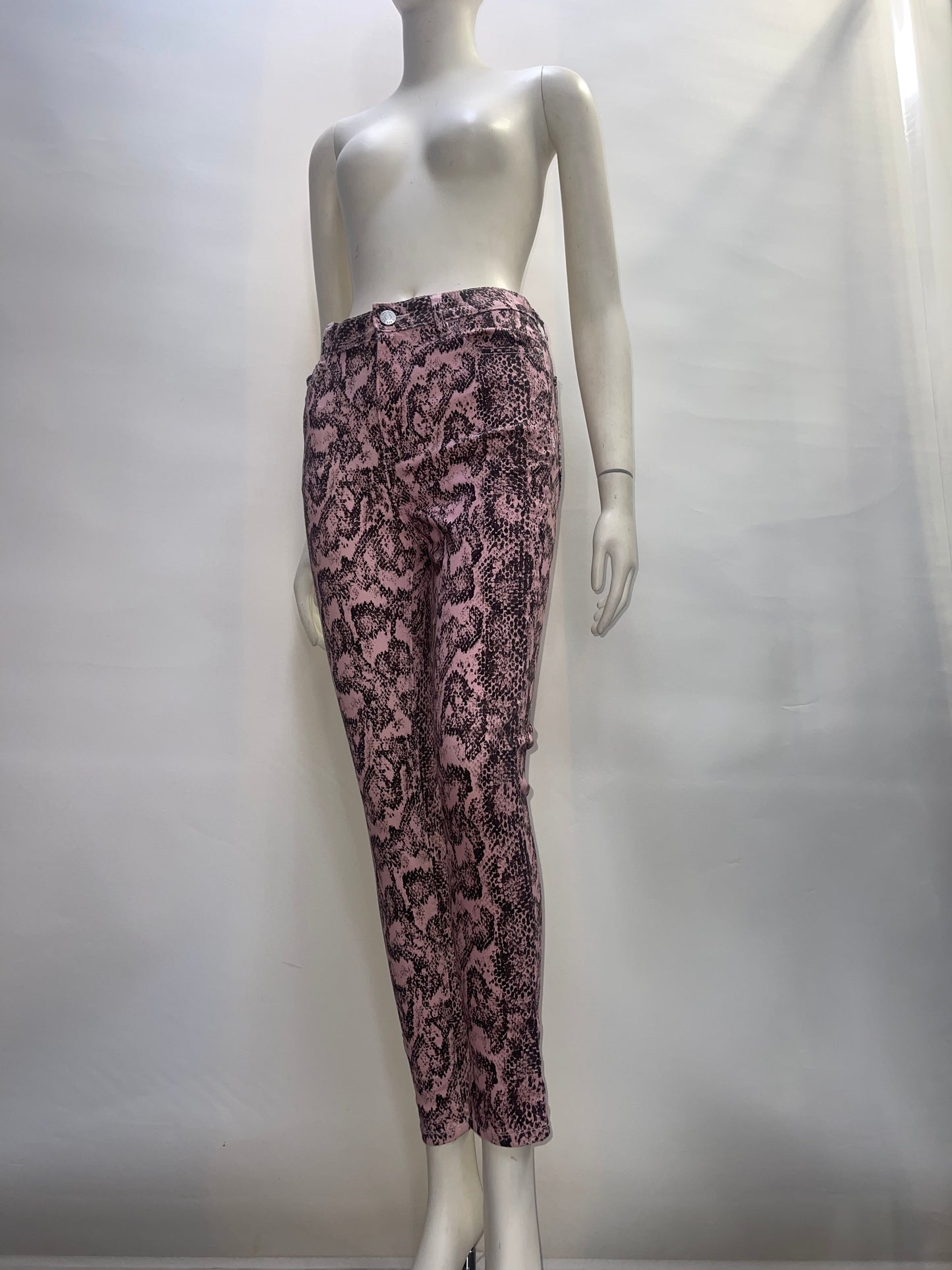 BDG Pink Snakeskin Patterned Pants (Size 26)