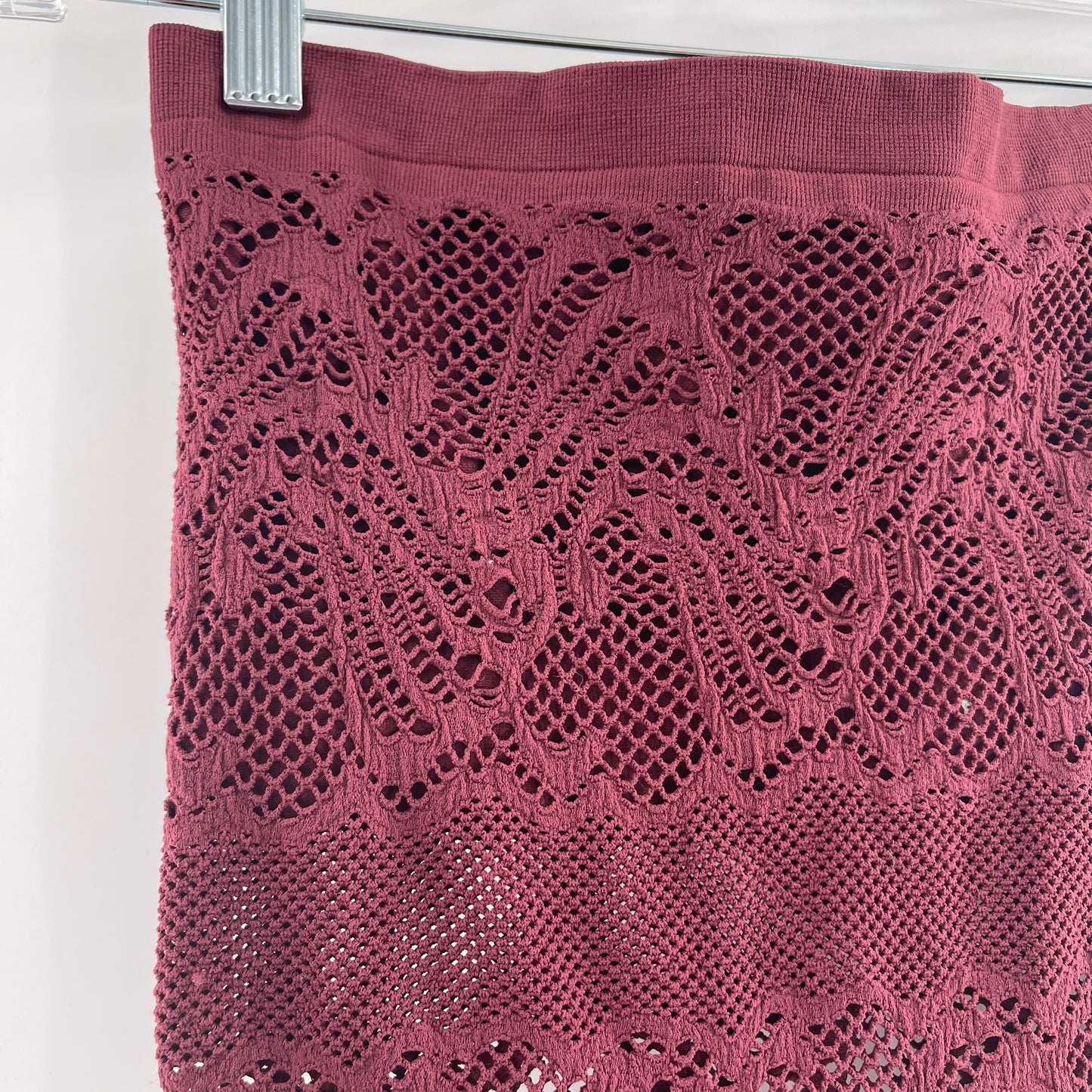 Intimately Free People Burgundy Lace Tube Top (XS)