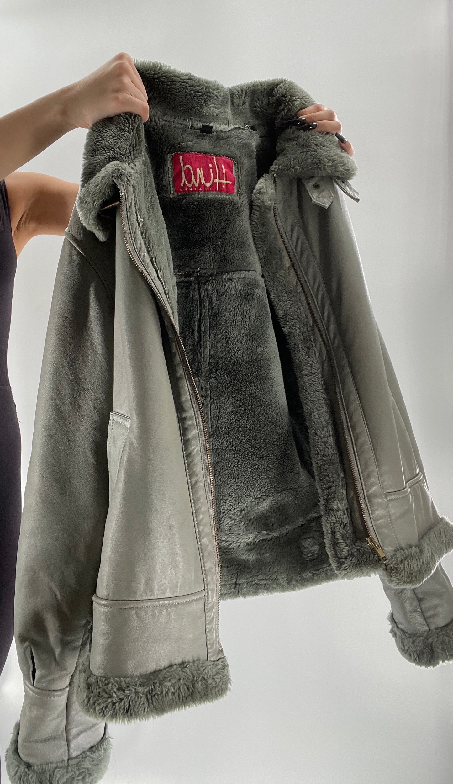 Rare Vintage Hind Leather Jacket (Medium)