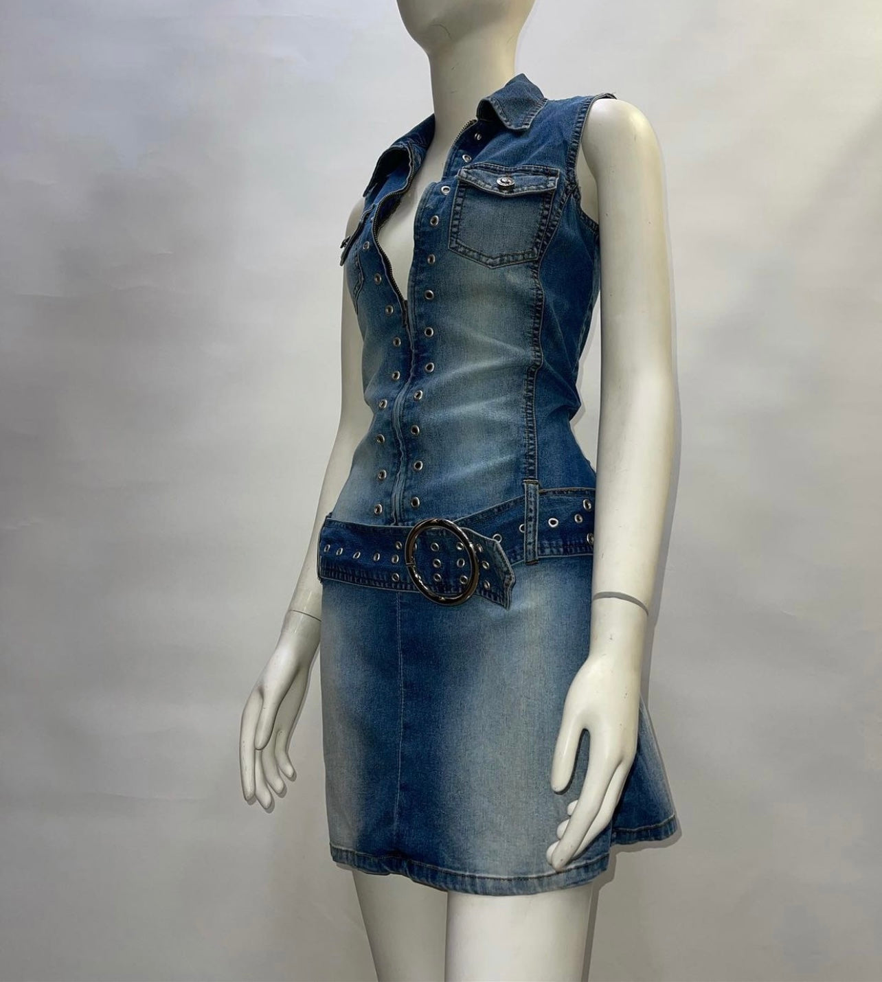 Vintage Younique Jeans Dress (SzS)