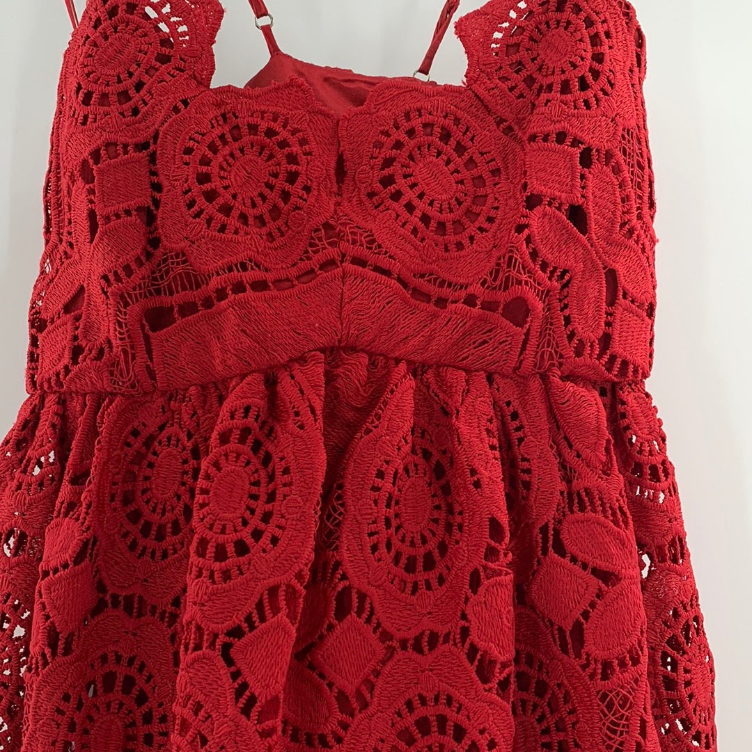 Maeve Red Lace Dress (2)