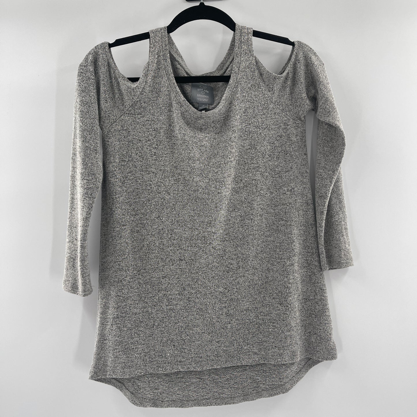 Aerie Grey Cold Shoulder Top (S)