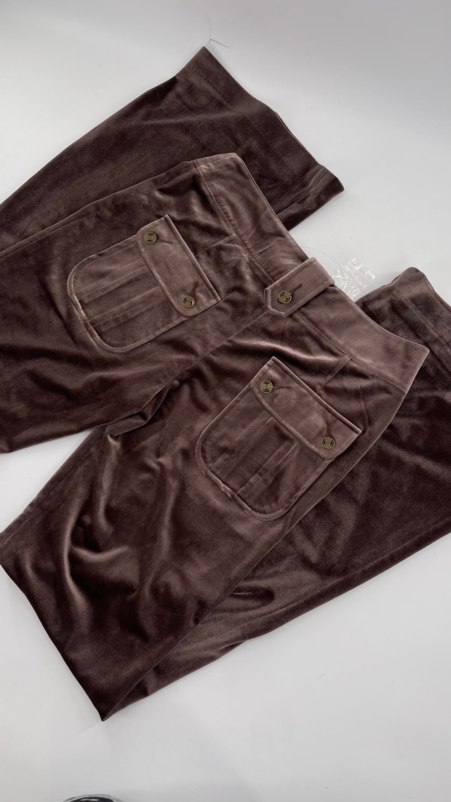 Vintage Tracy Porter Velour Yoga Pants/ Kick Flares (26)