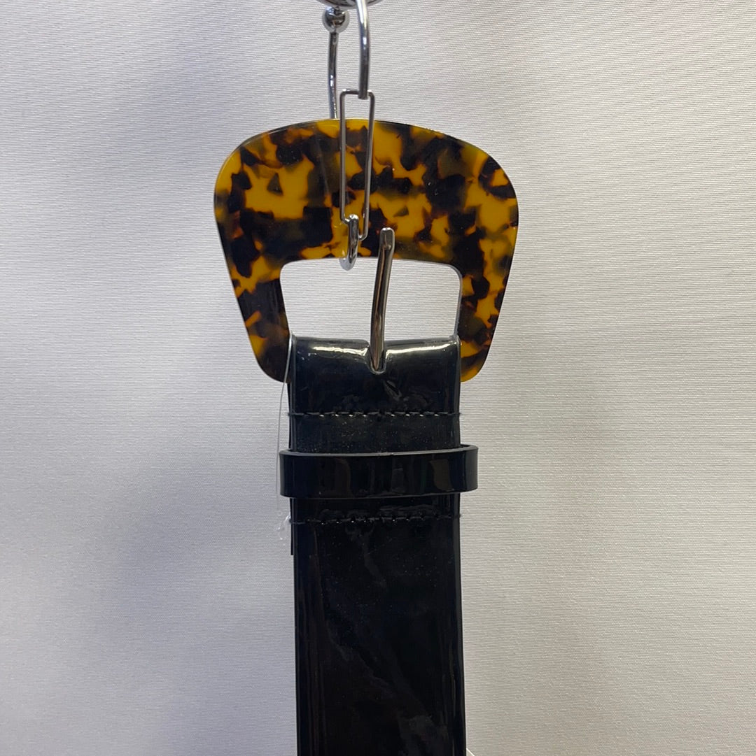 Anthropologie Tortoise Shell Clasp Belt