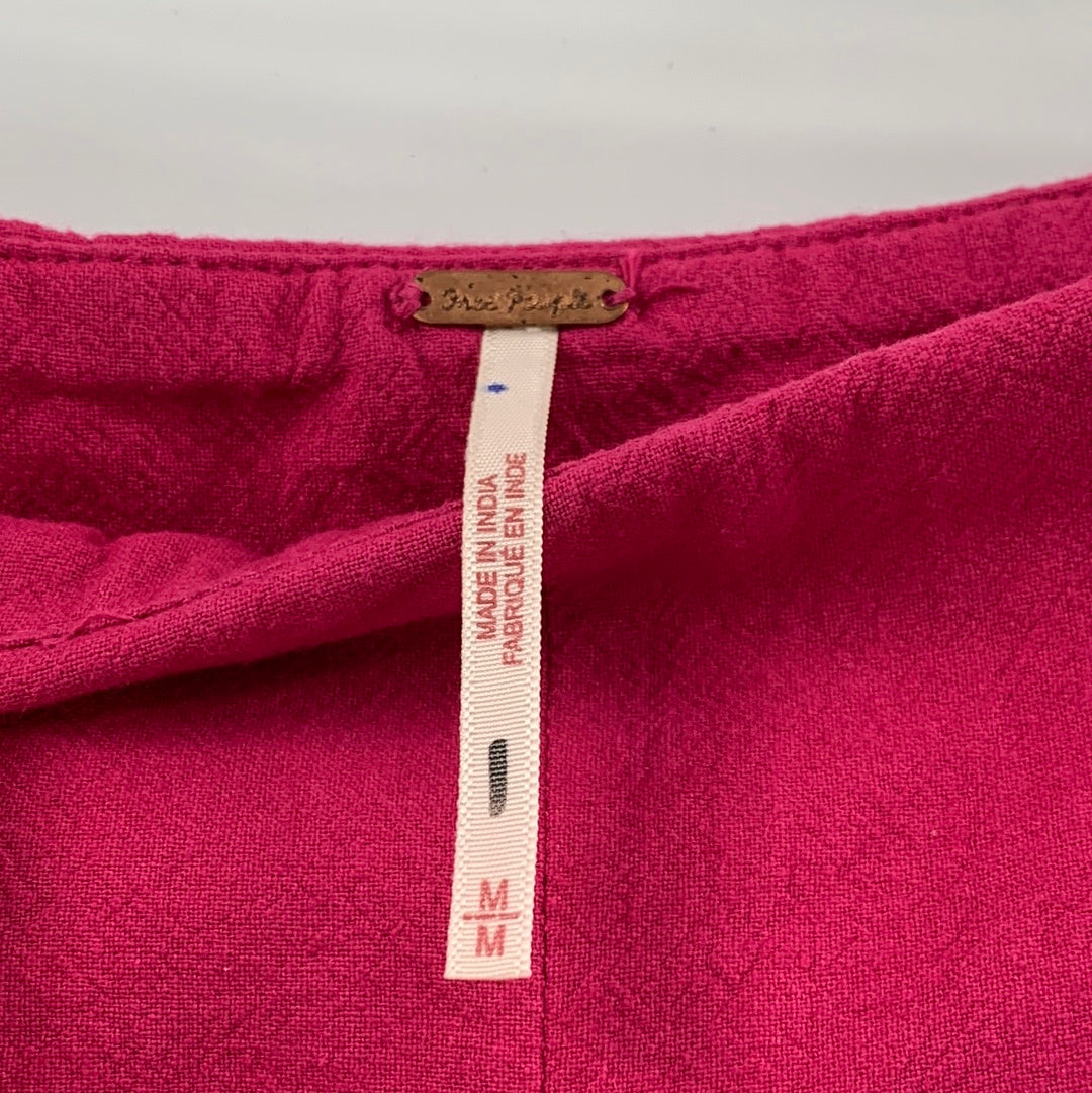 Free People - Dark Pink Skirt (Size Medium)
