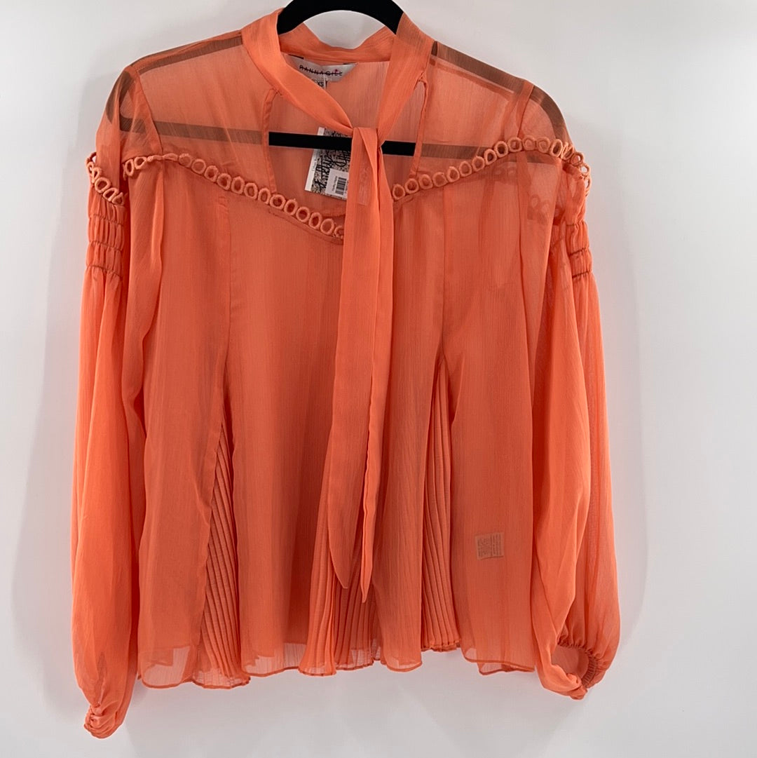 RANNA GIL Peach Long Sleeve (XS)