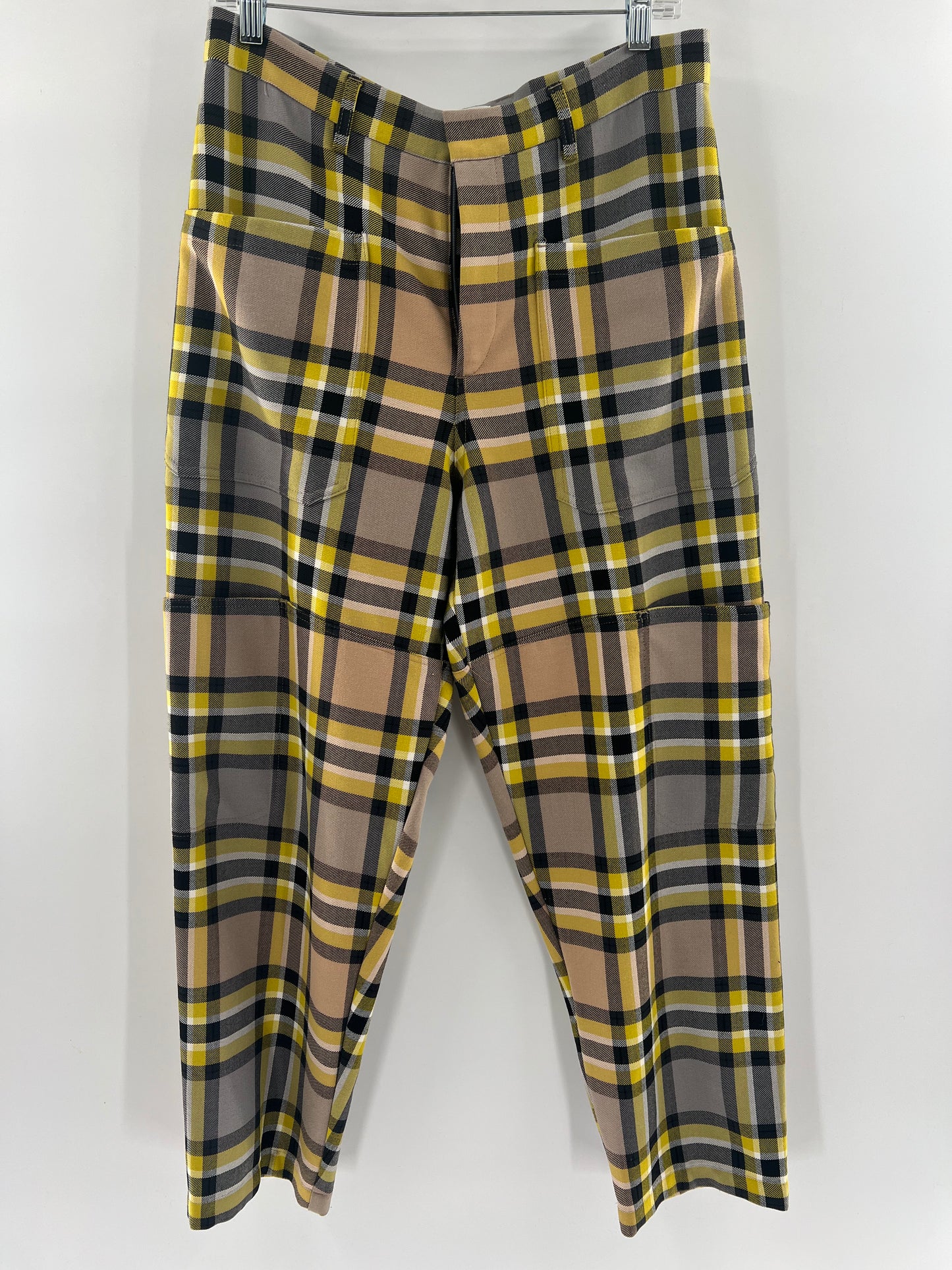 CLOSED - Portuguese Fabric Yellow and Black Plaid (Size 28)
