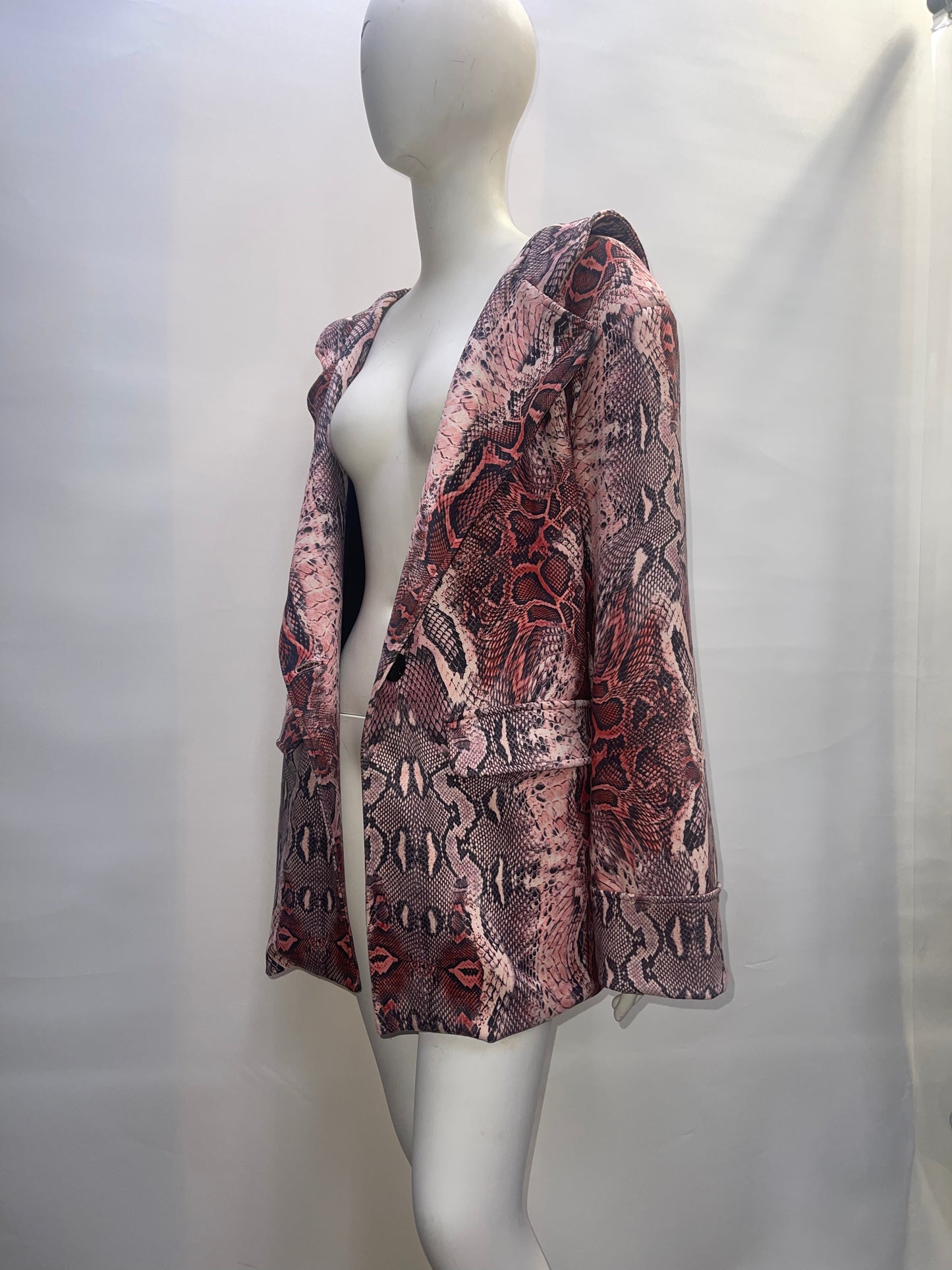 House of Sunny Snakeskin Blazer (4)