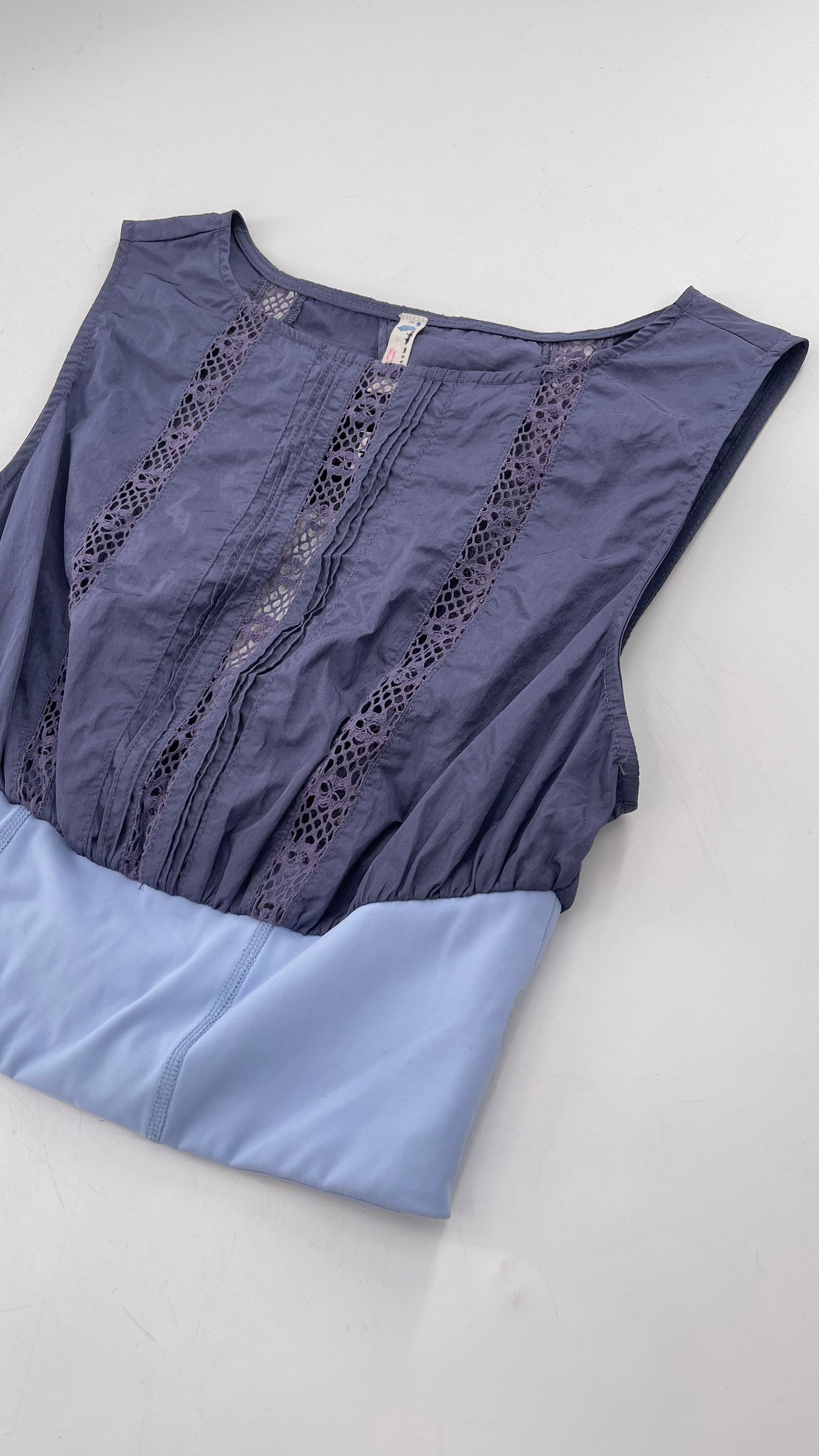 Free People Movement Slate and Baby Blue Tank (XS)