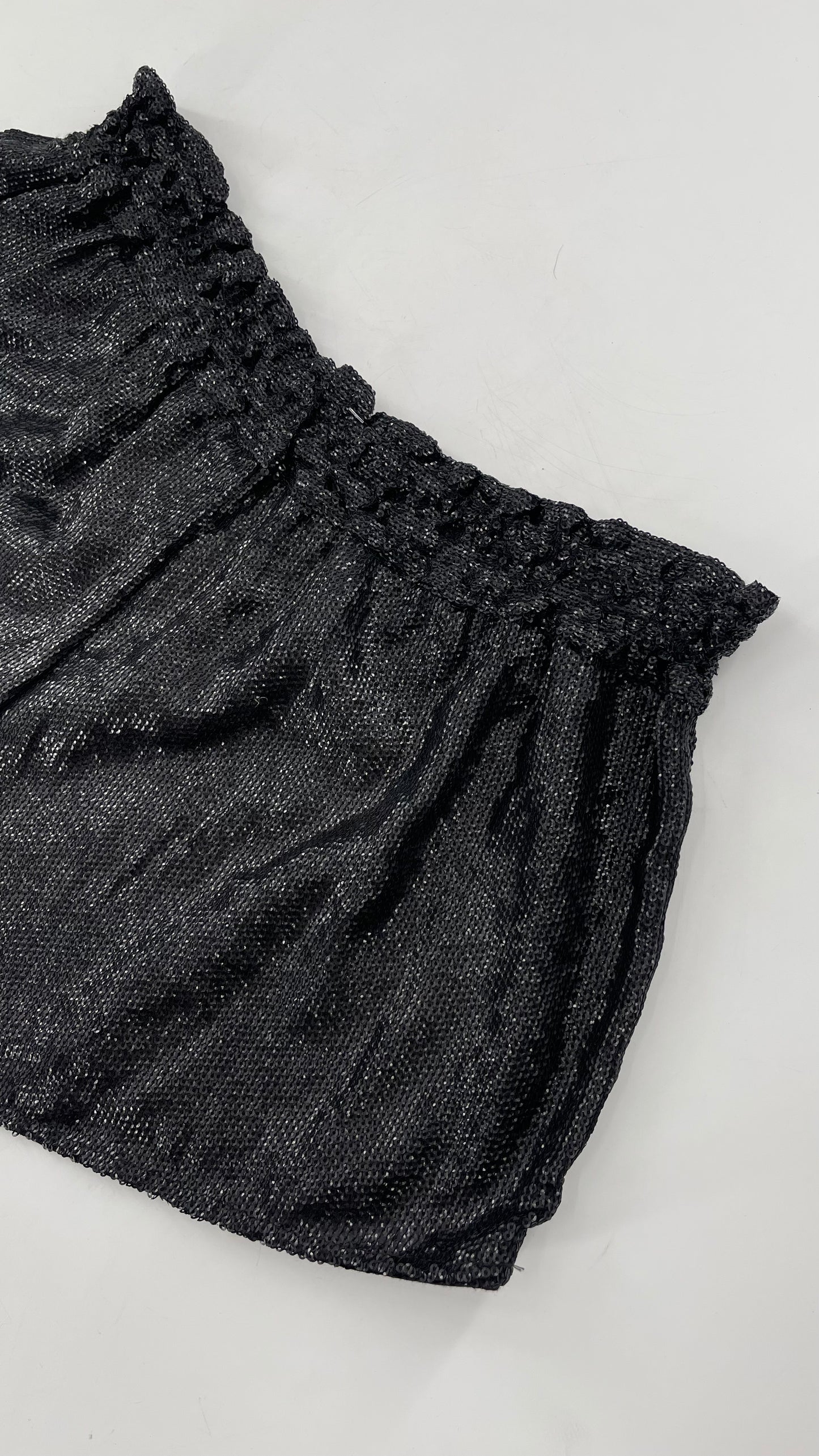 Urban Outfitters Silence And Noise Black Sequins Cocktail Party Shorts Size Med