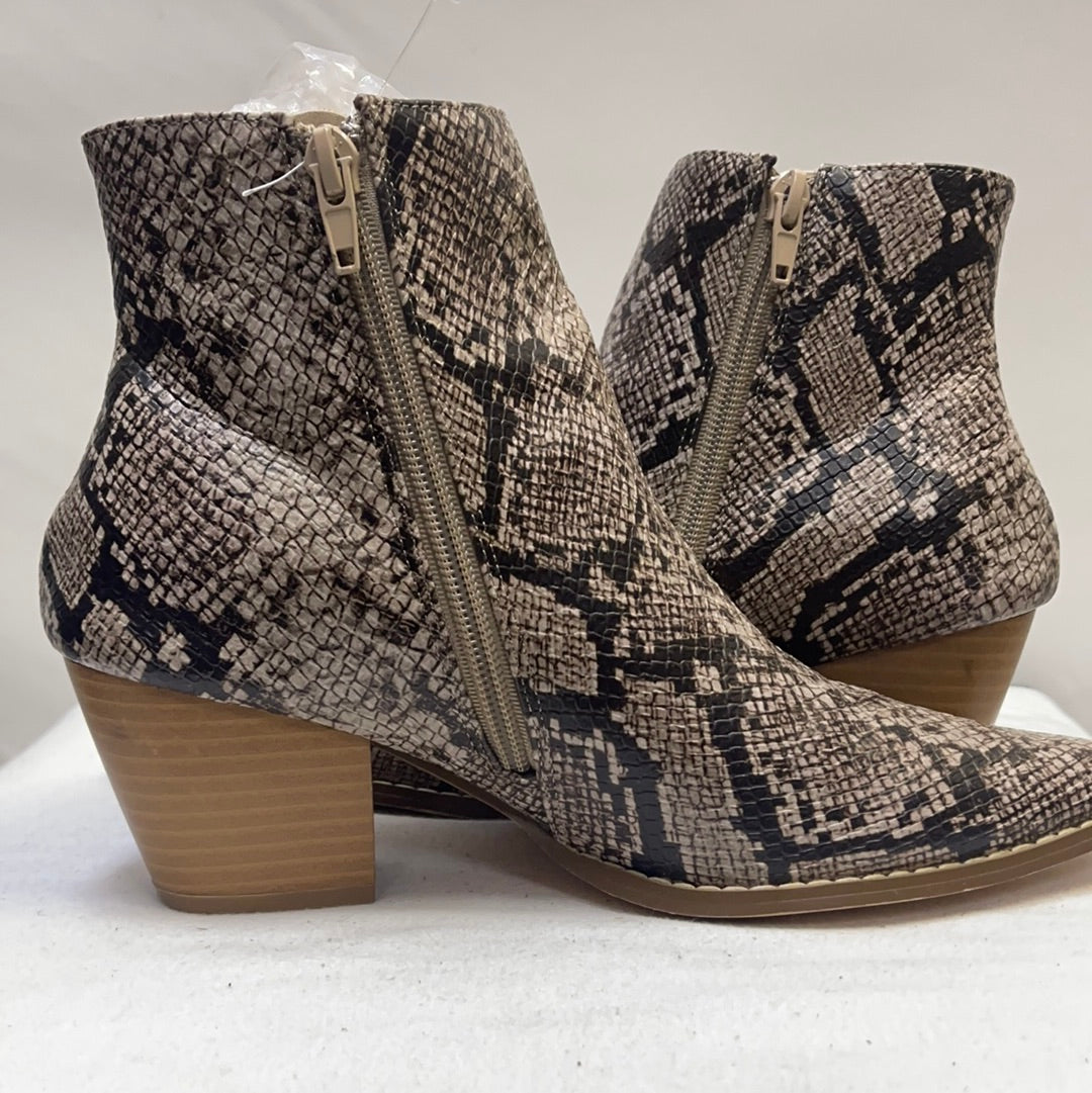 Coconuts by Matisse Free People Vegan going West Snake Skin Patterned Boots