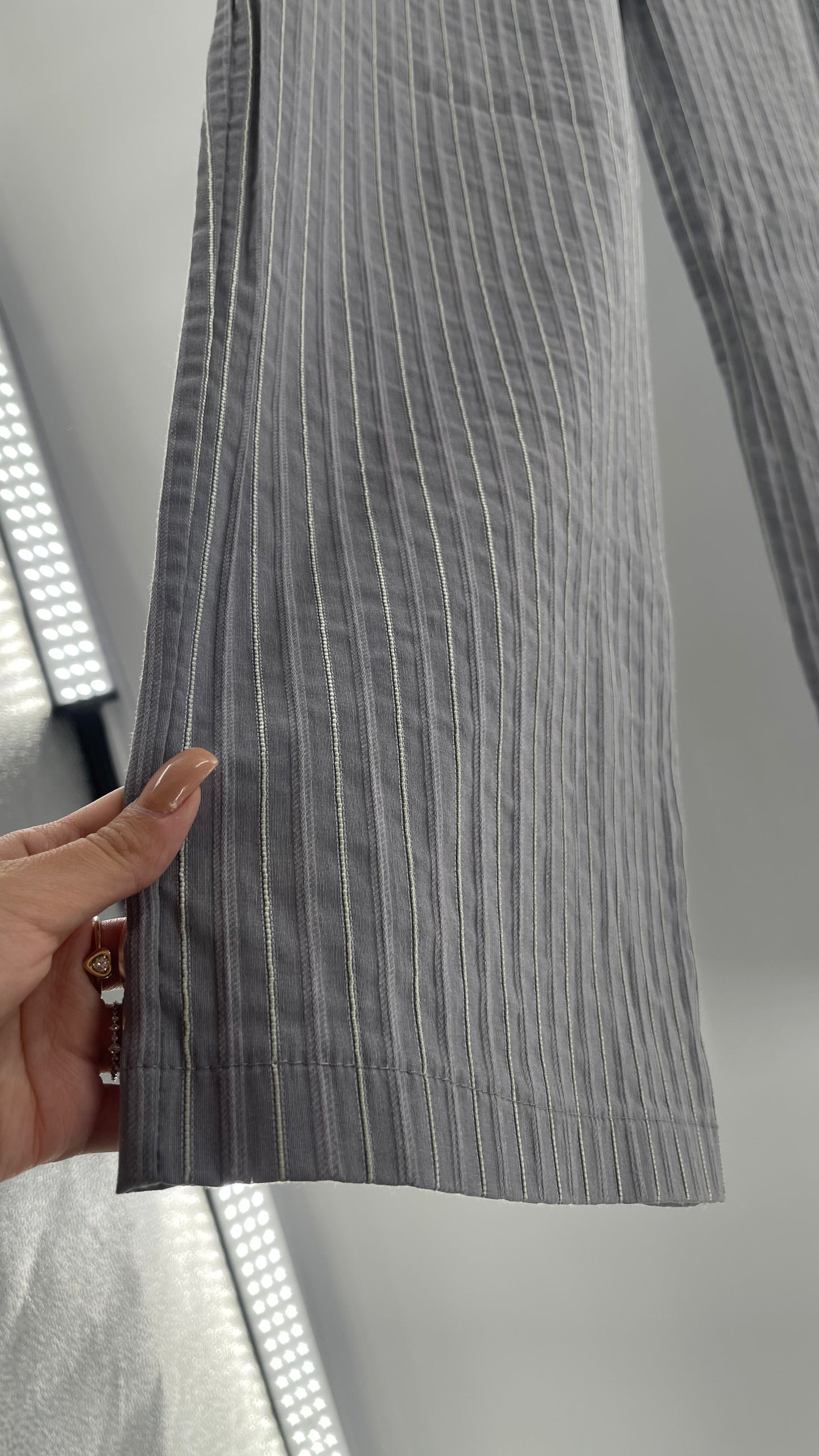 Vintage Pinstripe Wide Legs (Medium)