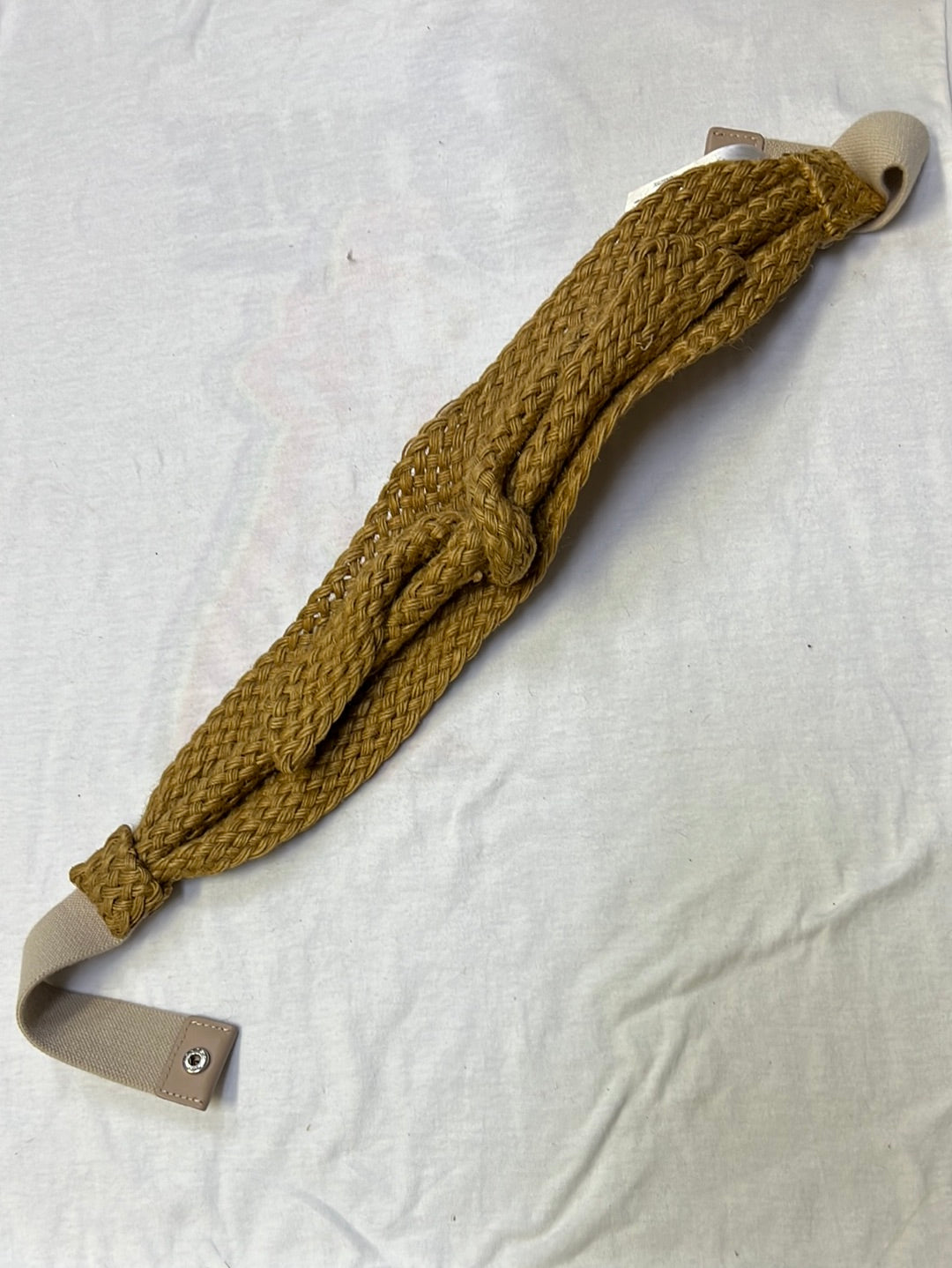 Basket Weave Elastic Belt M